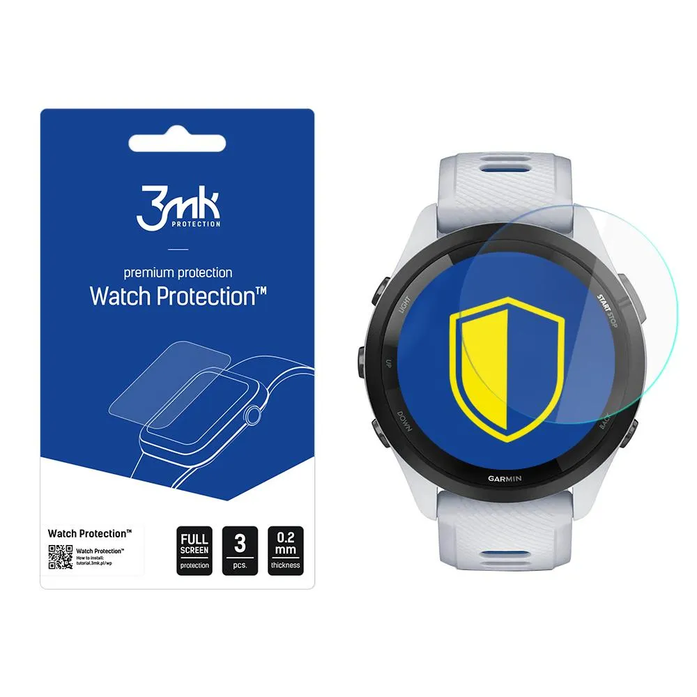 Apsauginė plėvelė išmaniajam laikrodžiui Garmin Forerunner 265 - 3mk Watch Protection