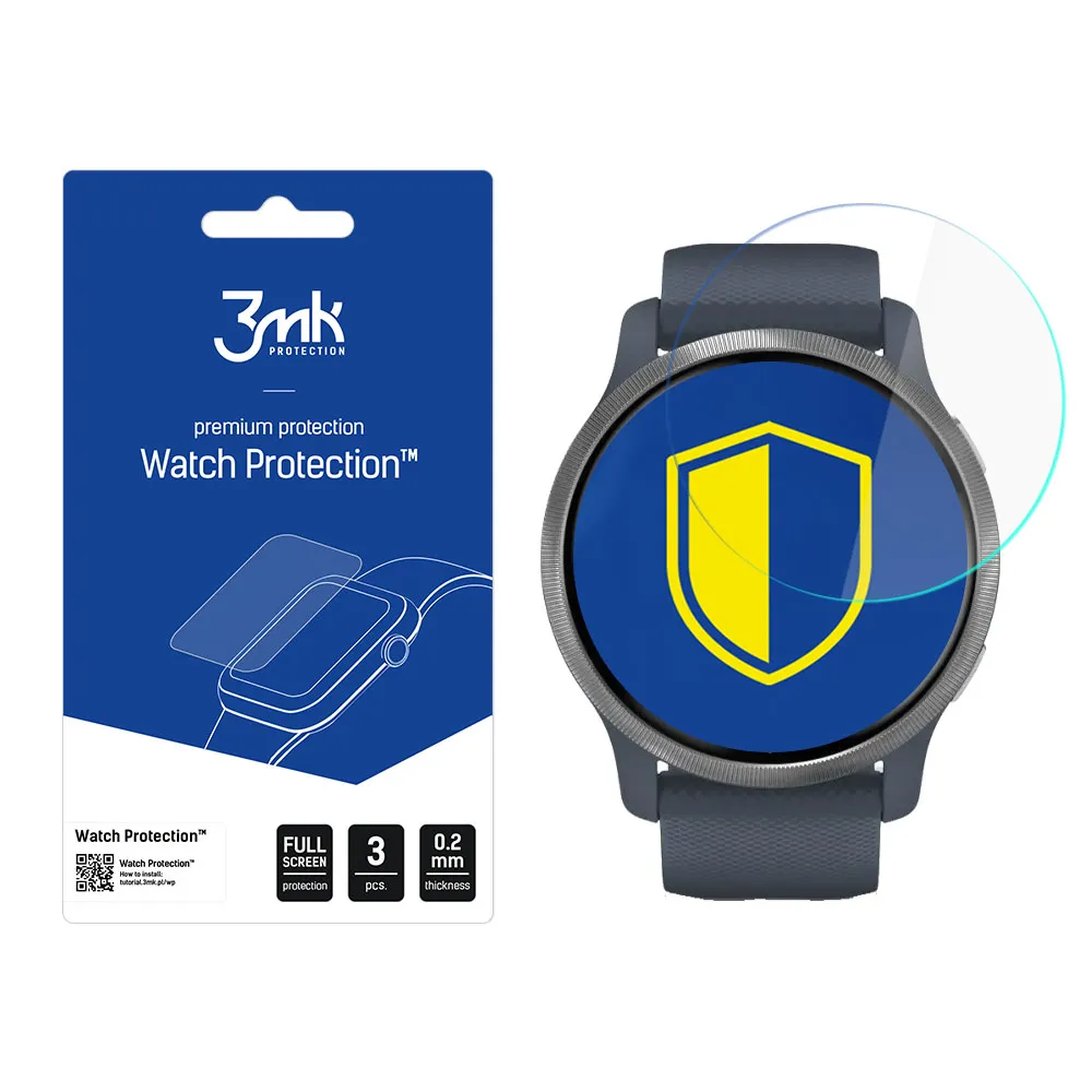 Apsauginė plėvelė išmaniajam laikrodžiui Garmin Venu 2 - 3mk Watch Protection