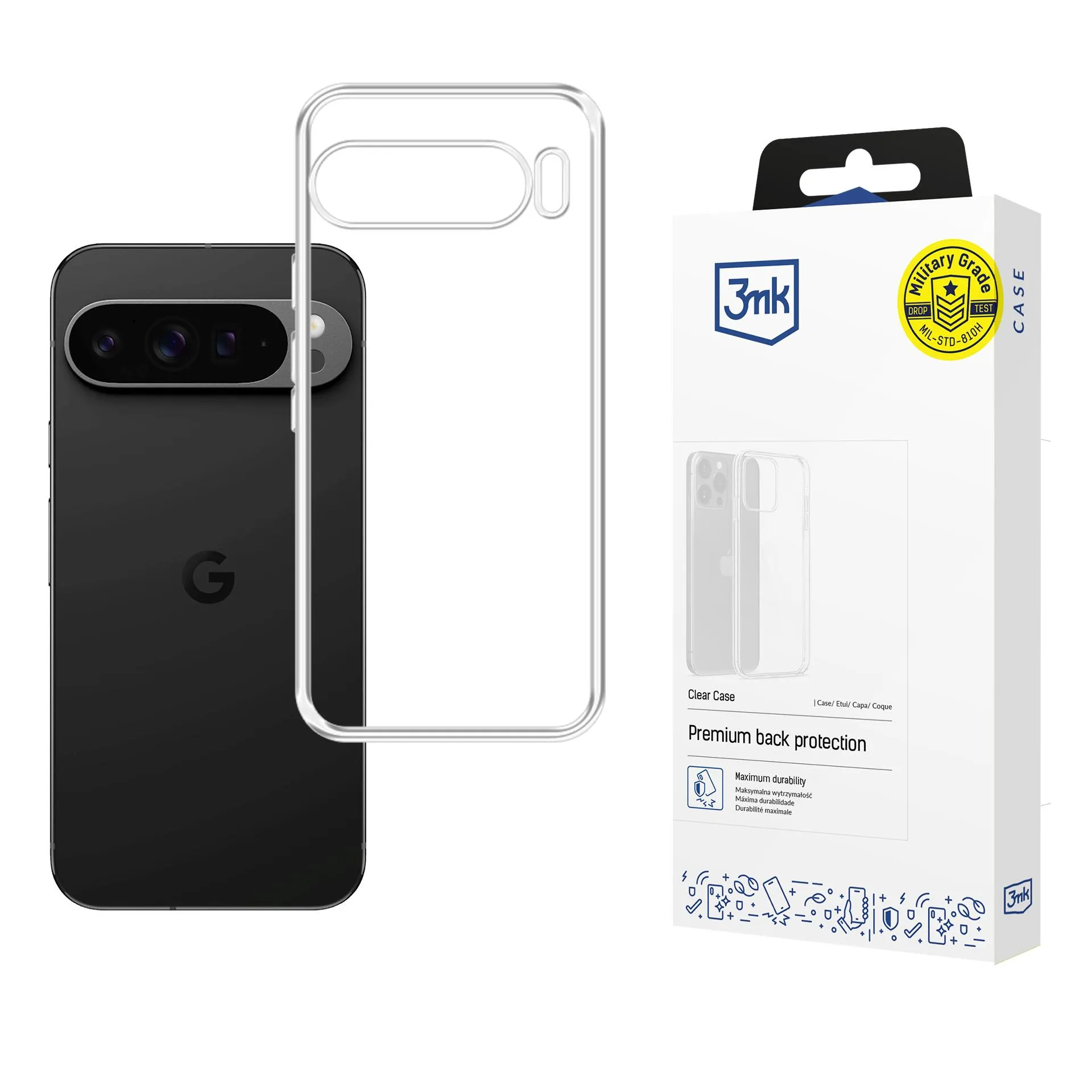 Dėklas Google Pixel 10 Pro XL - 3mk Clear Case