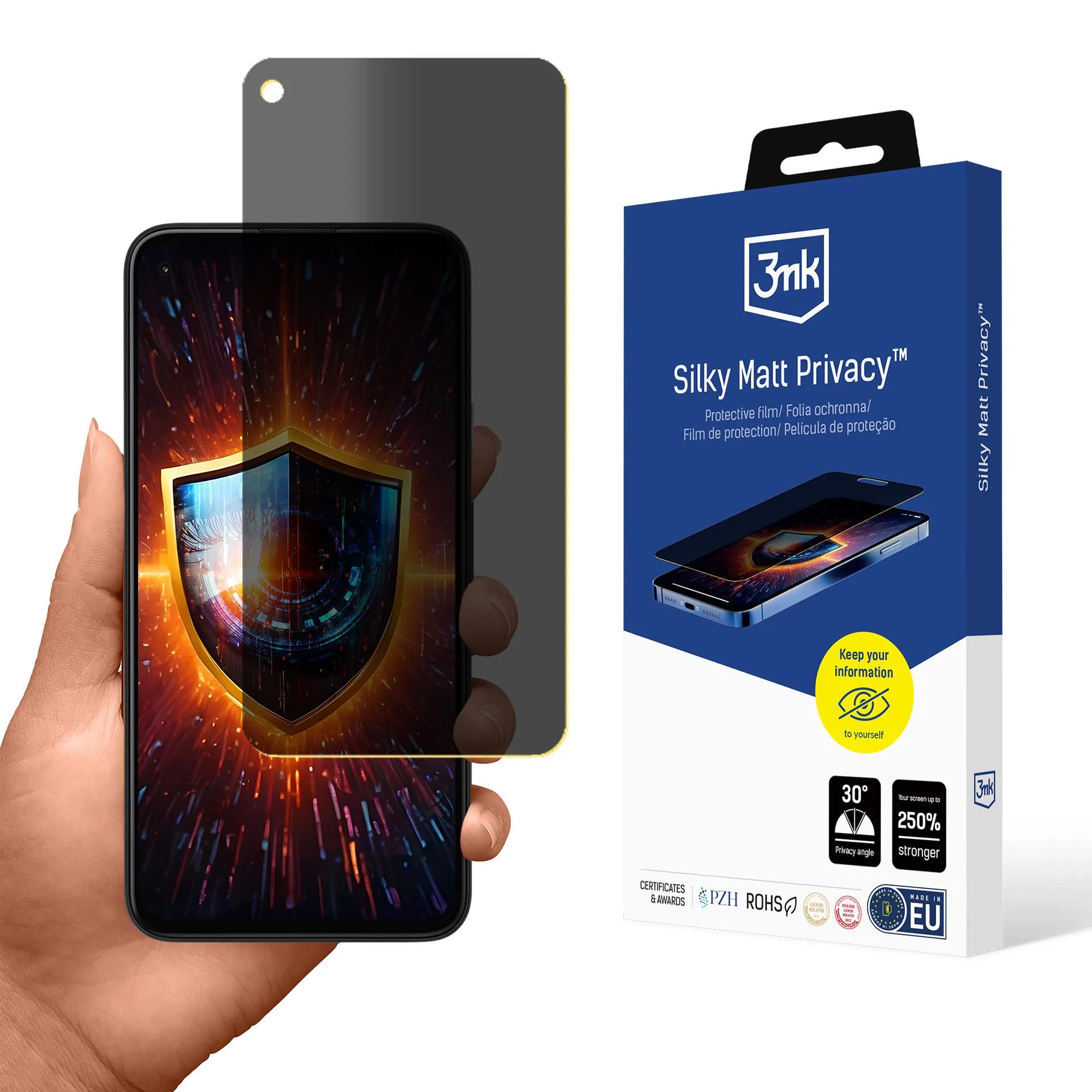 Folia privatizuojanti prie Google Pixel 4a - 3mk Silky Matt Privacy