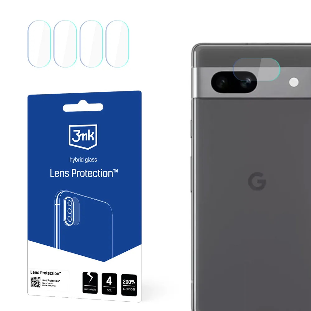 Stiklas fotoaparato objektyvui Google Pixel 7A 5G - 3mk objektyvo apsauga