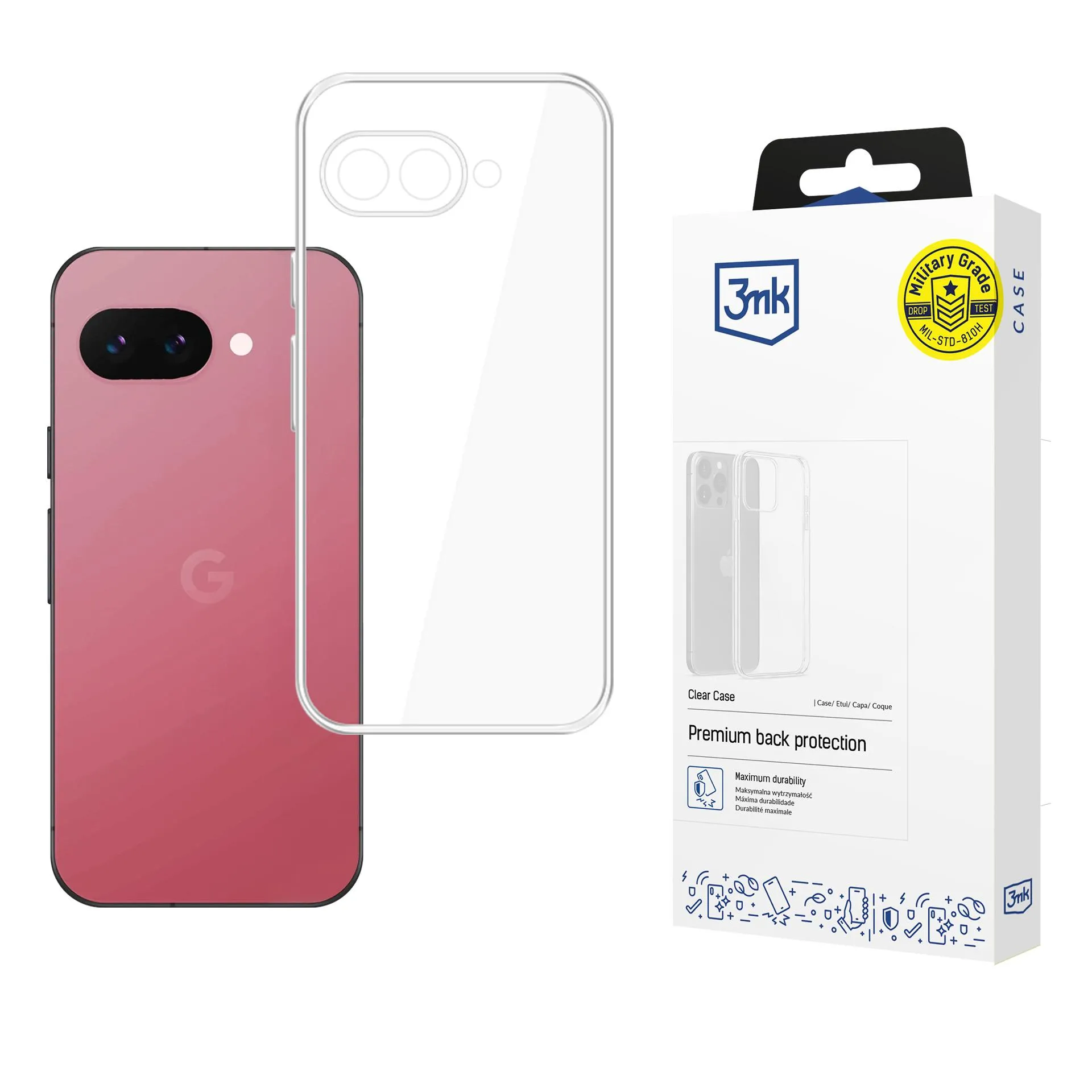 Deklas Google Pixel 9A - 3mk Clear Case
