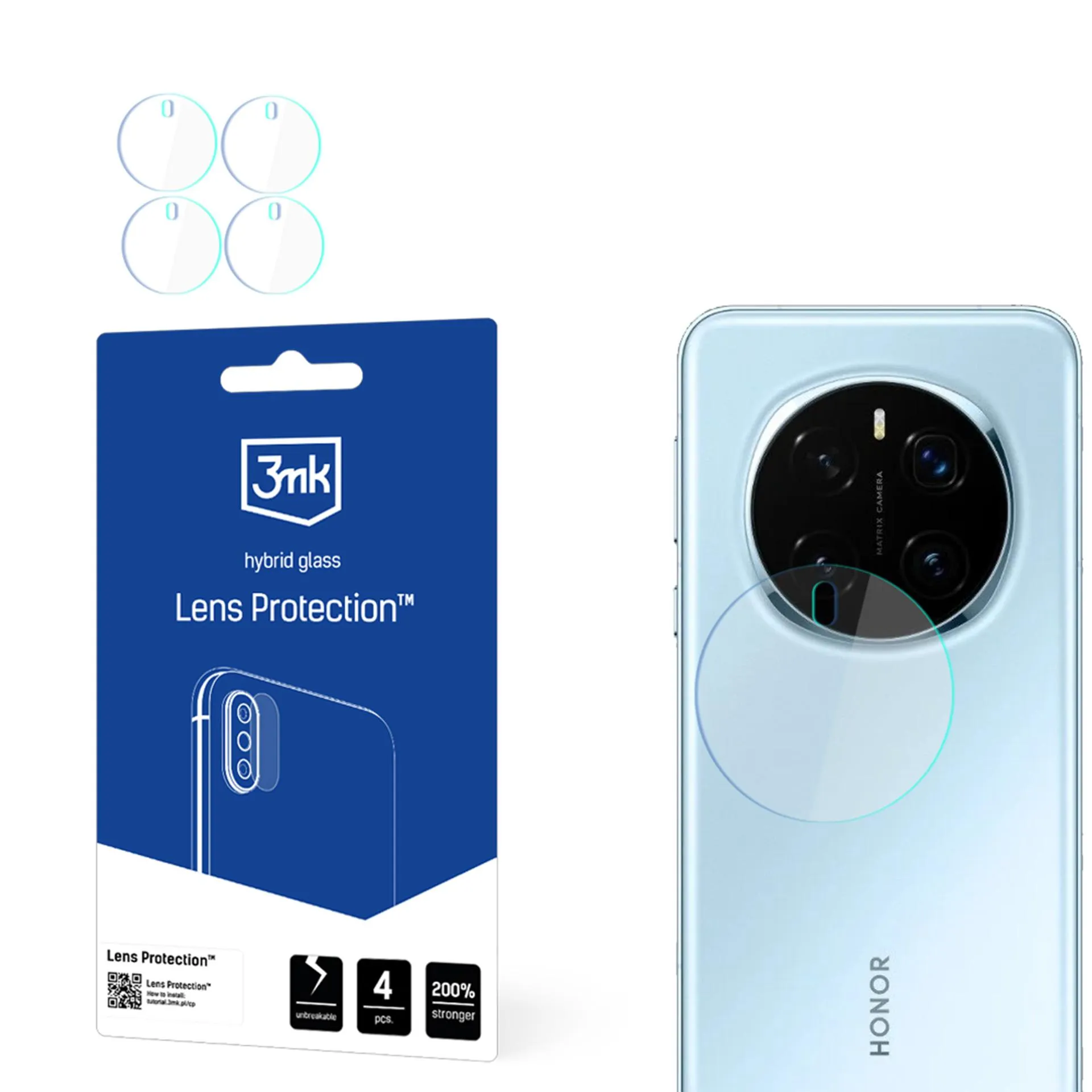 Stiklas fotoaparato objektyvui Honor Magic 7 - 3mk objektyvo apsauga