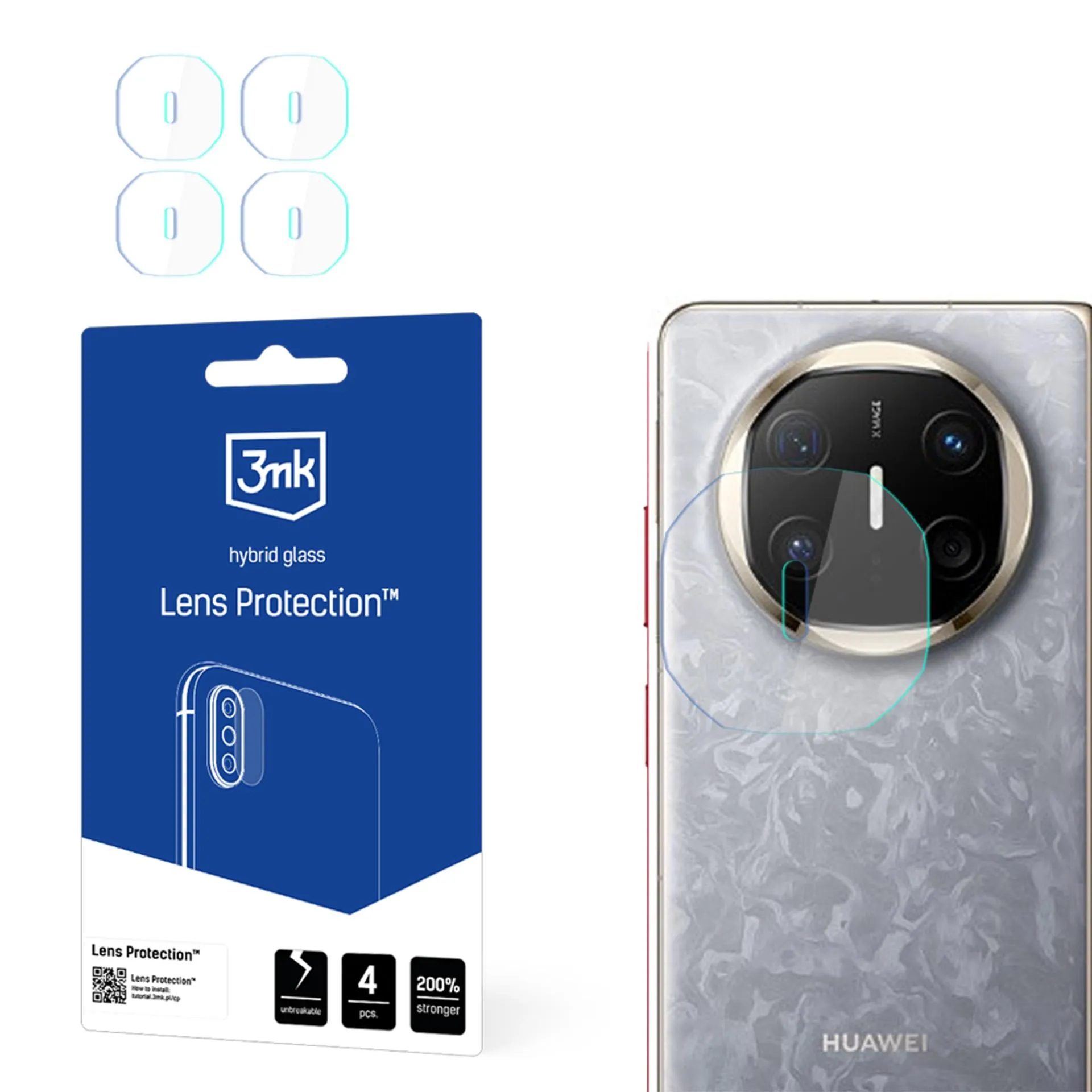 Stiklas fotoaparato objektyvui Huawei Mate X6 - 3mk objektyvo apsauga
