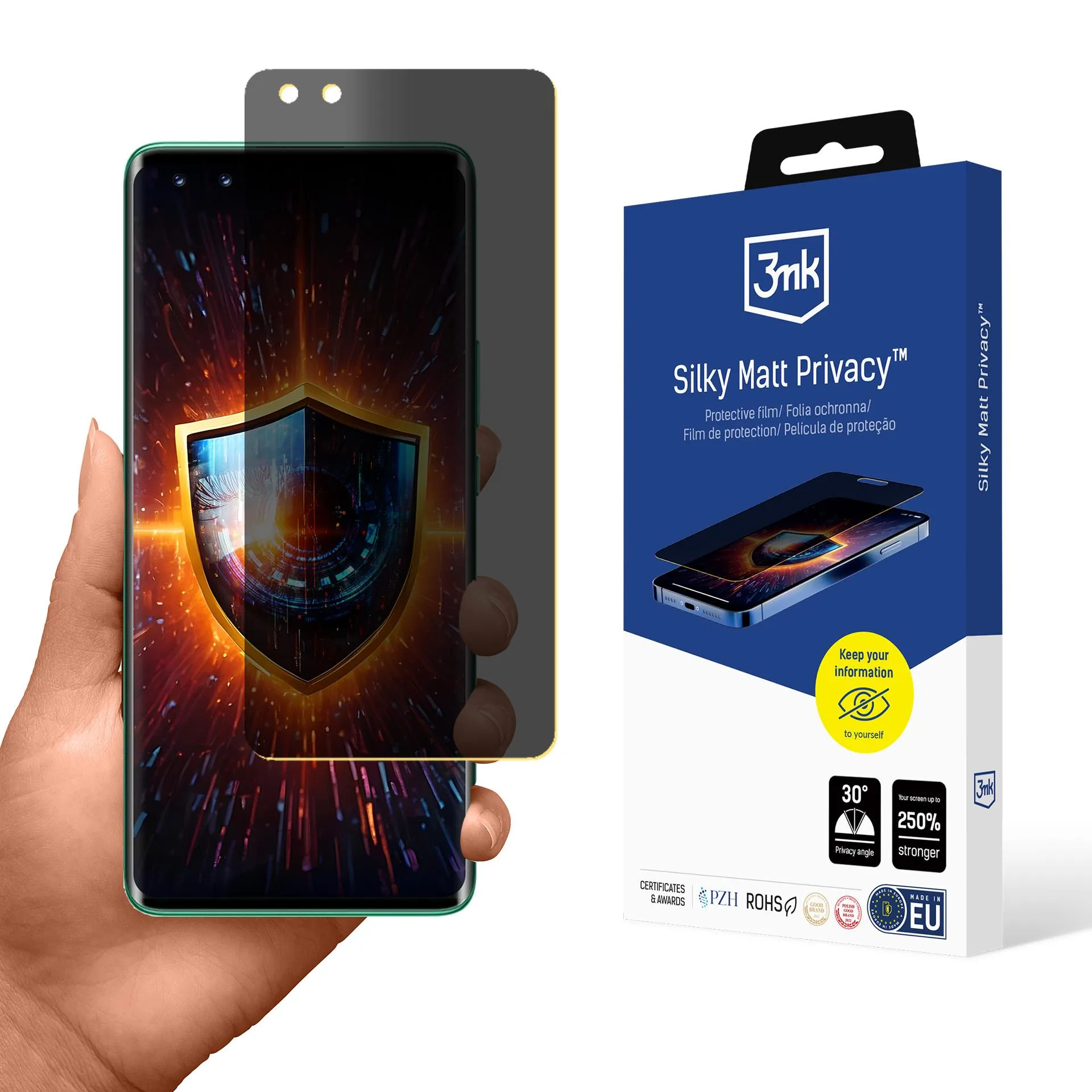 Folia privatizuojanti prie Huawei Nova 11 Pro - 3mk Silky Matt Privacy