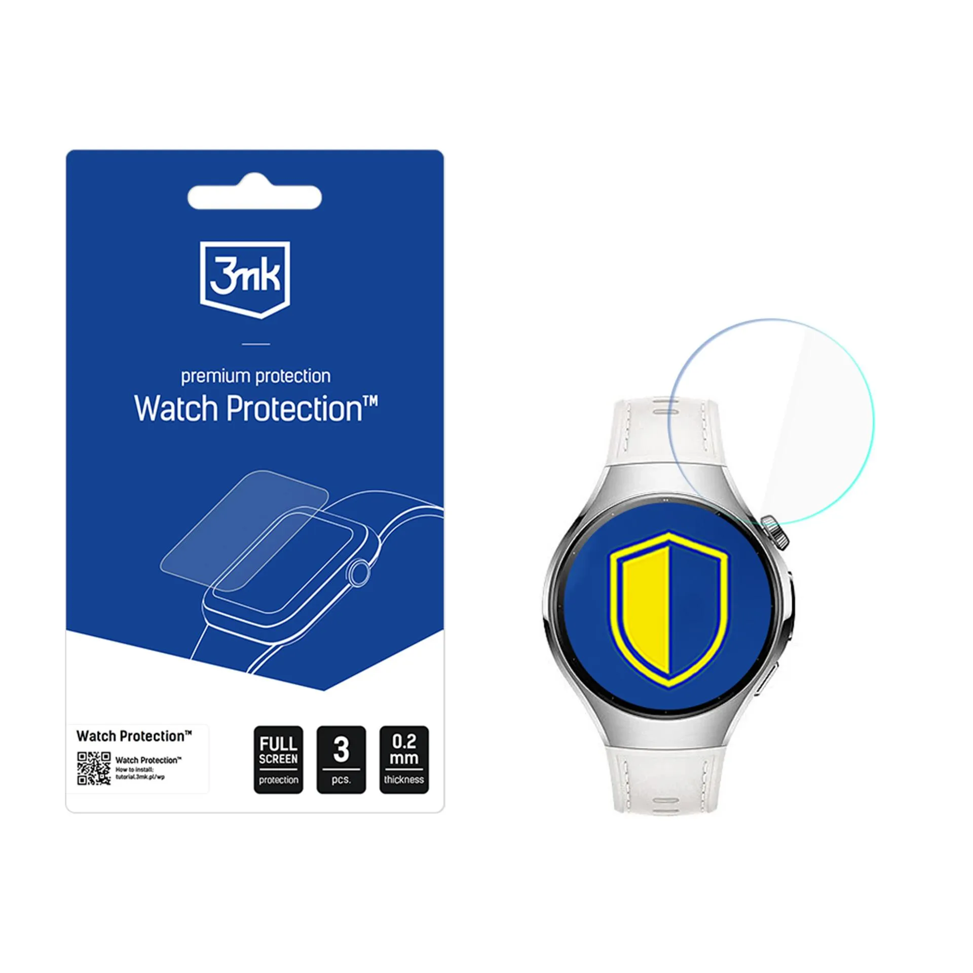 Apsauginė plėvelė išmaniajam laikrodžiui Huawei Watch 5 42mm - 3mk Watch Protection