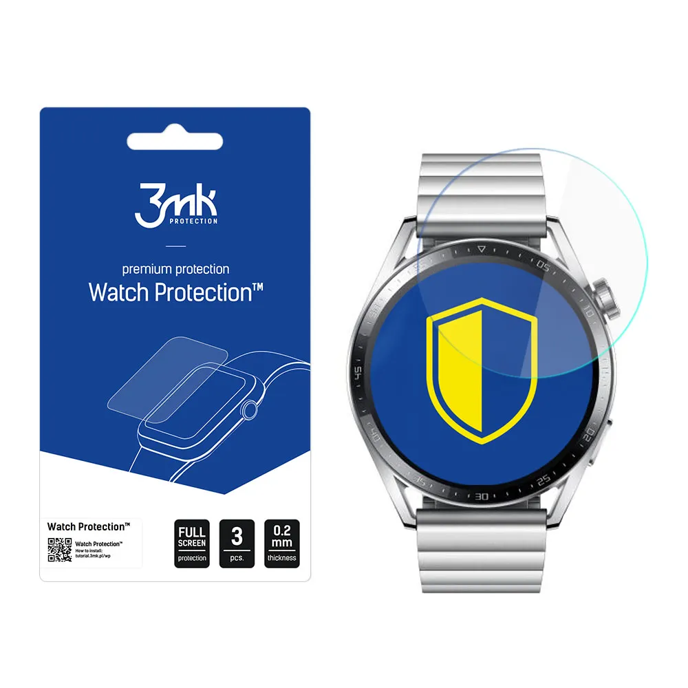 Apsauginė plėvelė išmaniajam laikrodžiui Huawei Watch GT 3 46mm - 3mk Watch Protection