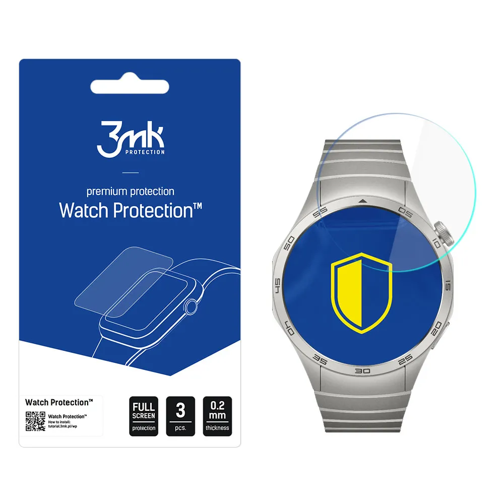 Apsauginis stiklas išmaniojo laikrodžio ekranui Huawei Watch GT 4 46mm - 3mk Watch Protection