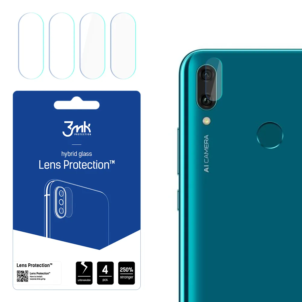 Stiklas fotoaparato objektyvui Huawei Y9 2019 - 3mk objektyvo apsauga