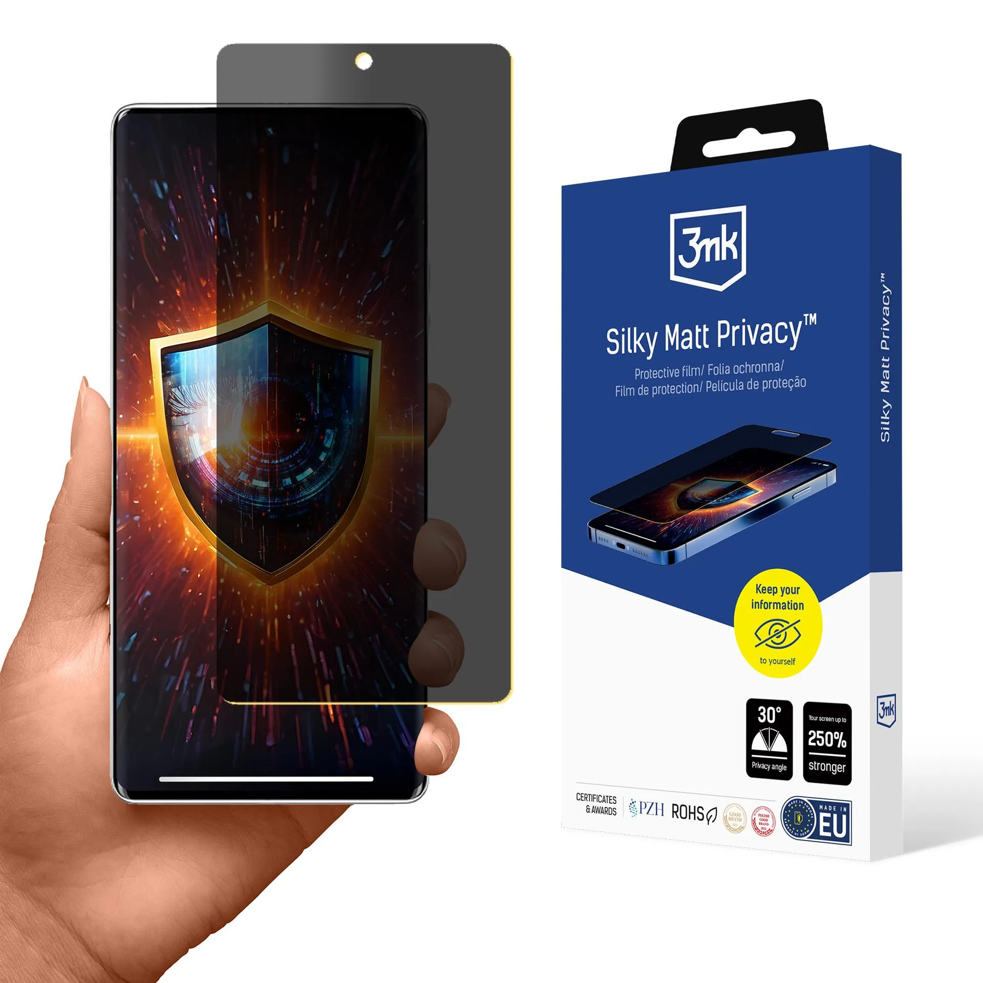 Folia privatizuojanti prie Infinix Hot 50 Pro+ - 3mk Silky Matt Privacy