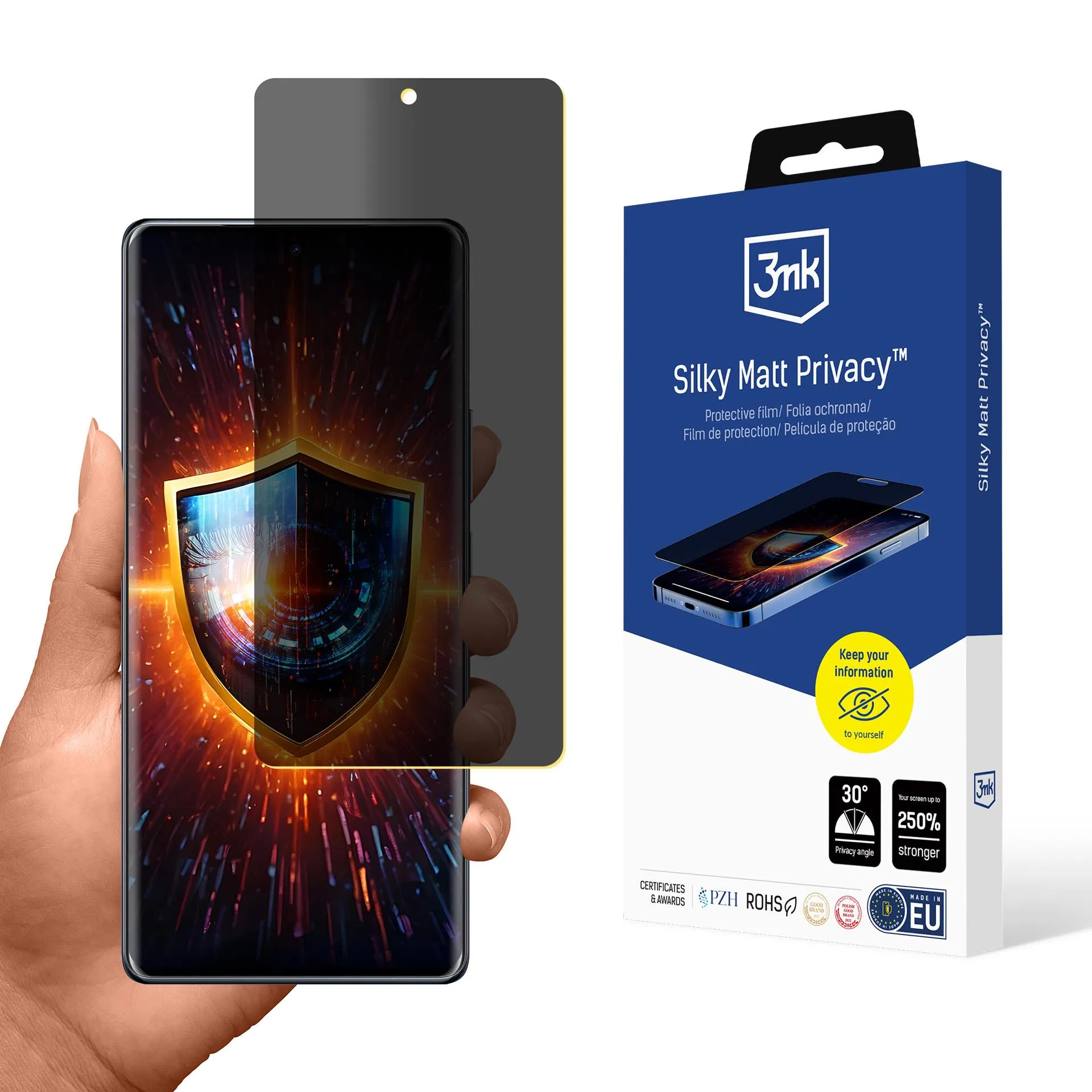 Folia privatizuojanti prie Infinix Note 40 Pro - 3mk Silky Matt Privacy