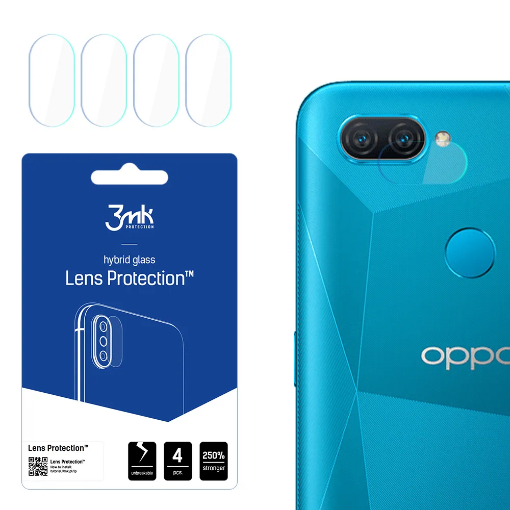 Stiklas fotoaparato objektyvui Oppo A12 - 3mk objektyvo apsauga