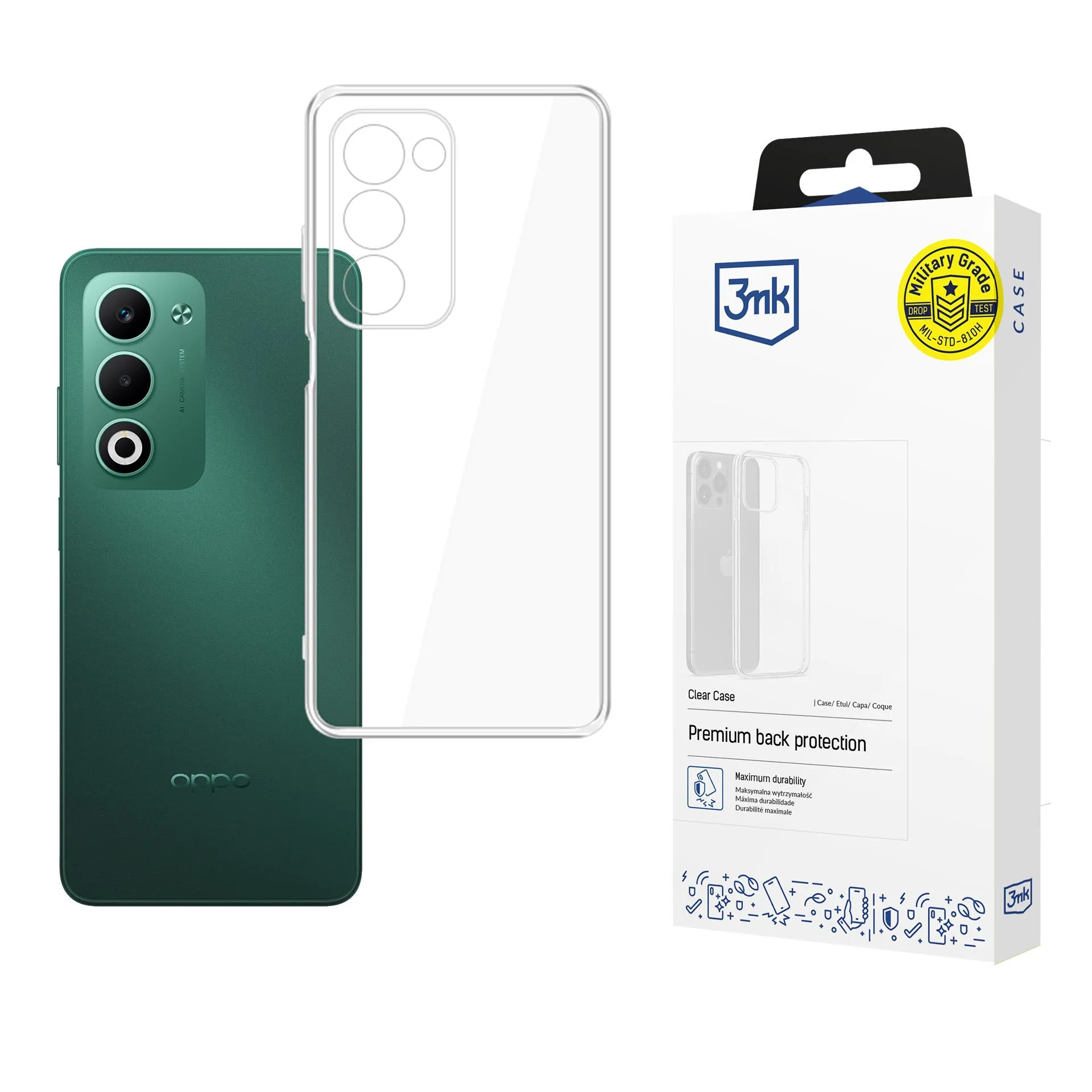 Dėklas Oppo A5 5G/ A5M - 3mk Clear Case