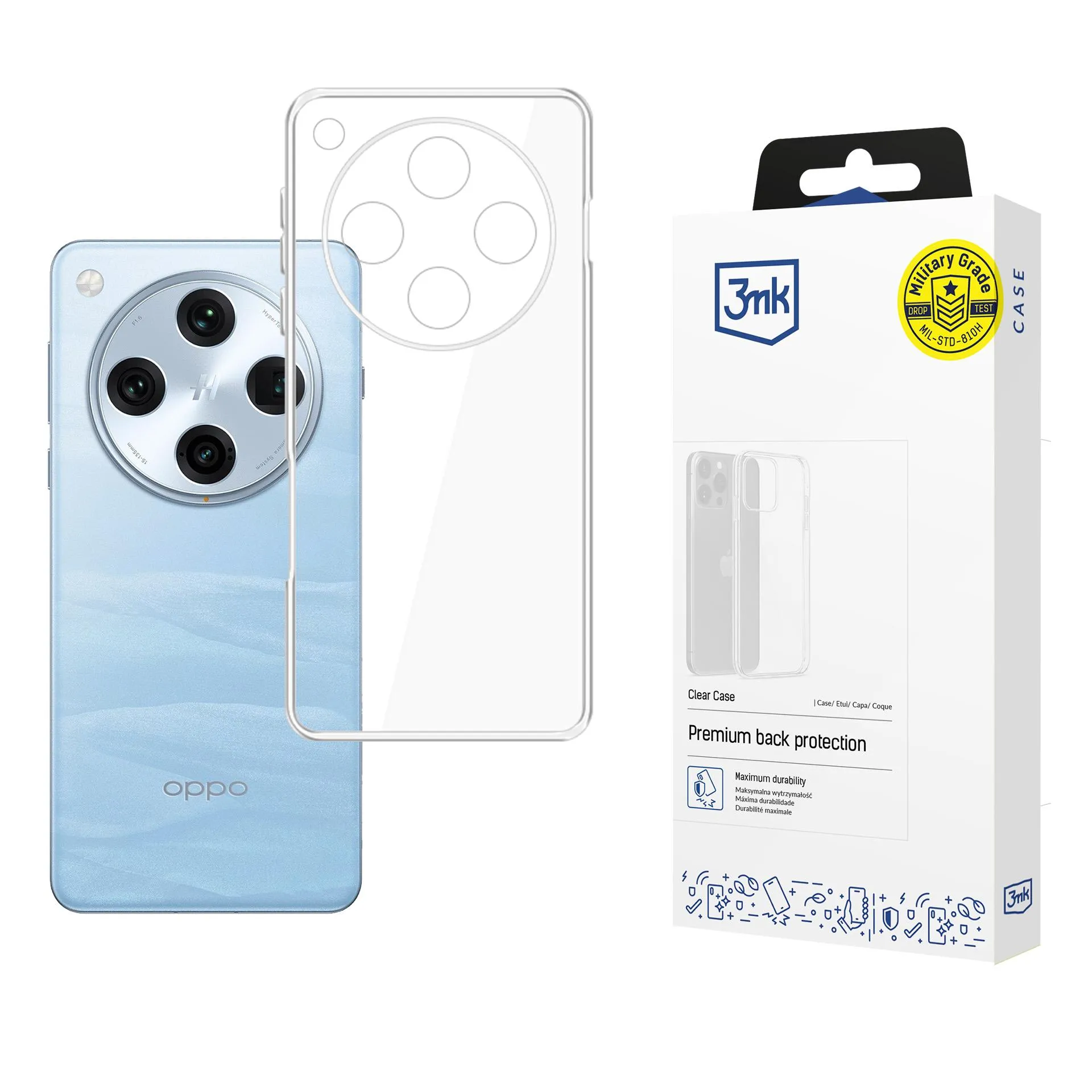 Dėklas Oppo Find X8 Pro - 3mk Clear Case