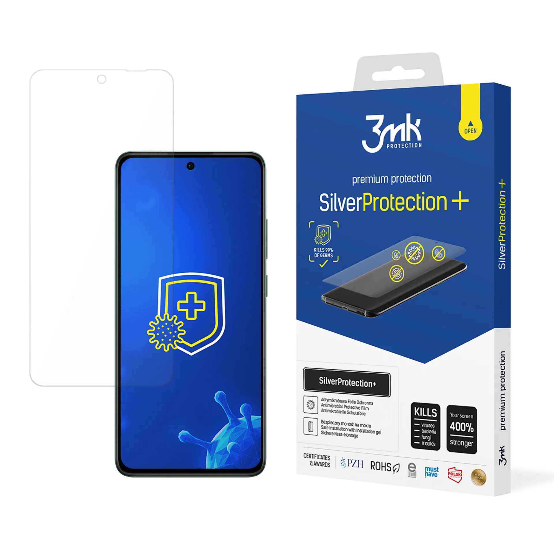 Antismūginė apsauginė plėvelė OPPO Reno 12 F/Fs - 3mk SilverProtection+