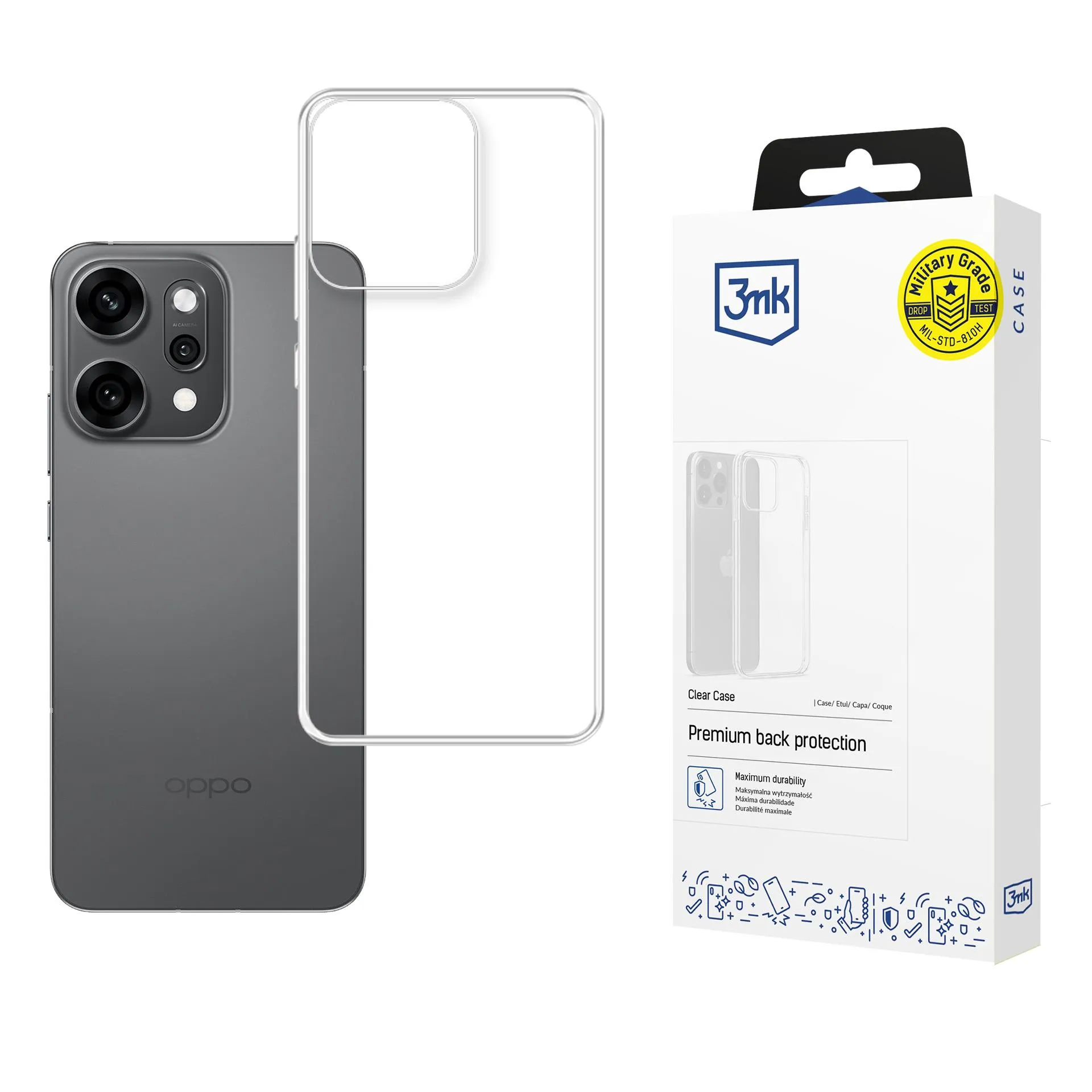 Dėklas Oppo Reno 14 Pro - 3mk Clear Case