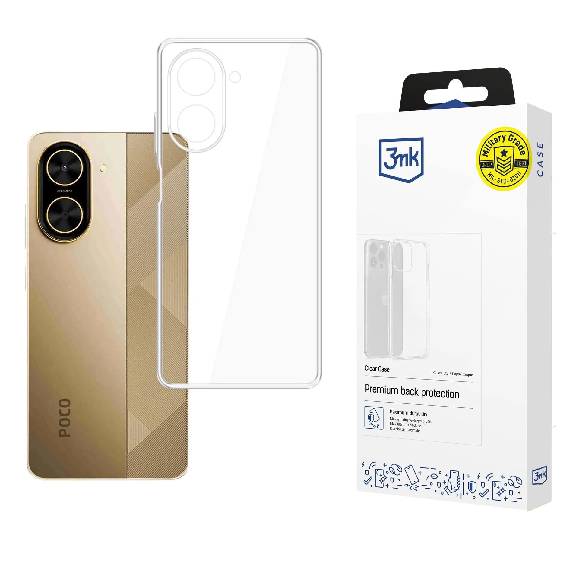 Dėklas Redmi A5 4G - 3mk Clear Case
