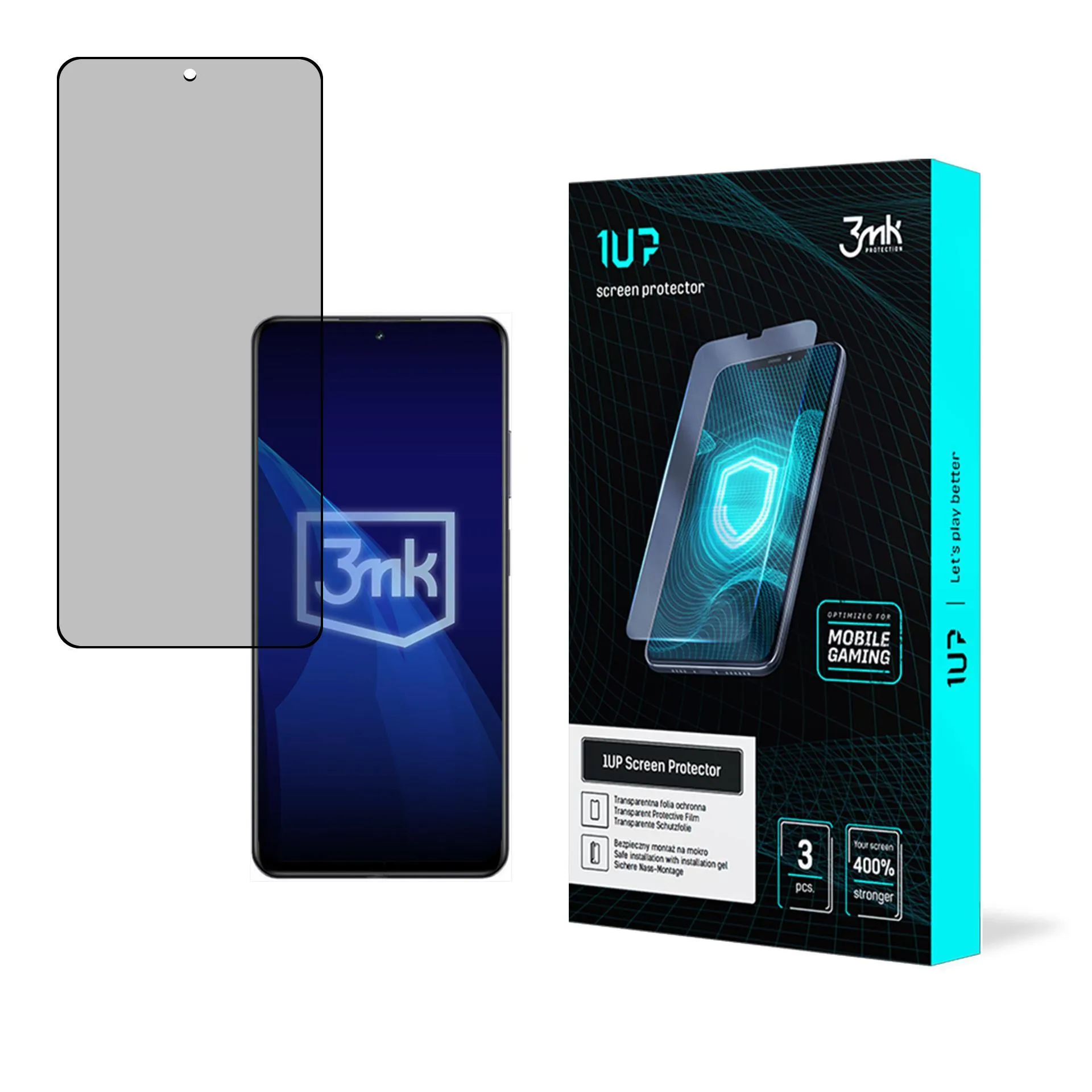 Apsauginė plėvelė Realme 13 5G - 3mk 1UP ekrano apsauga (3 vnt.)