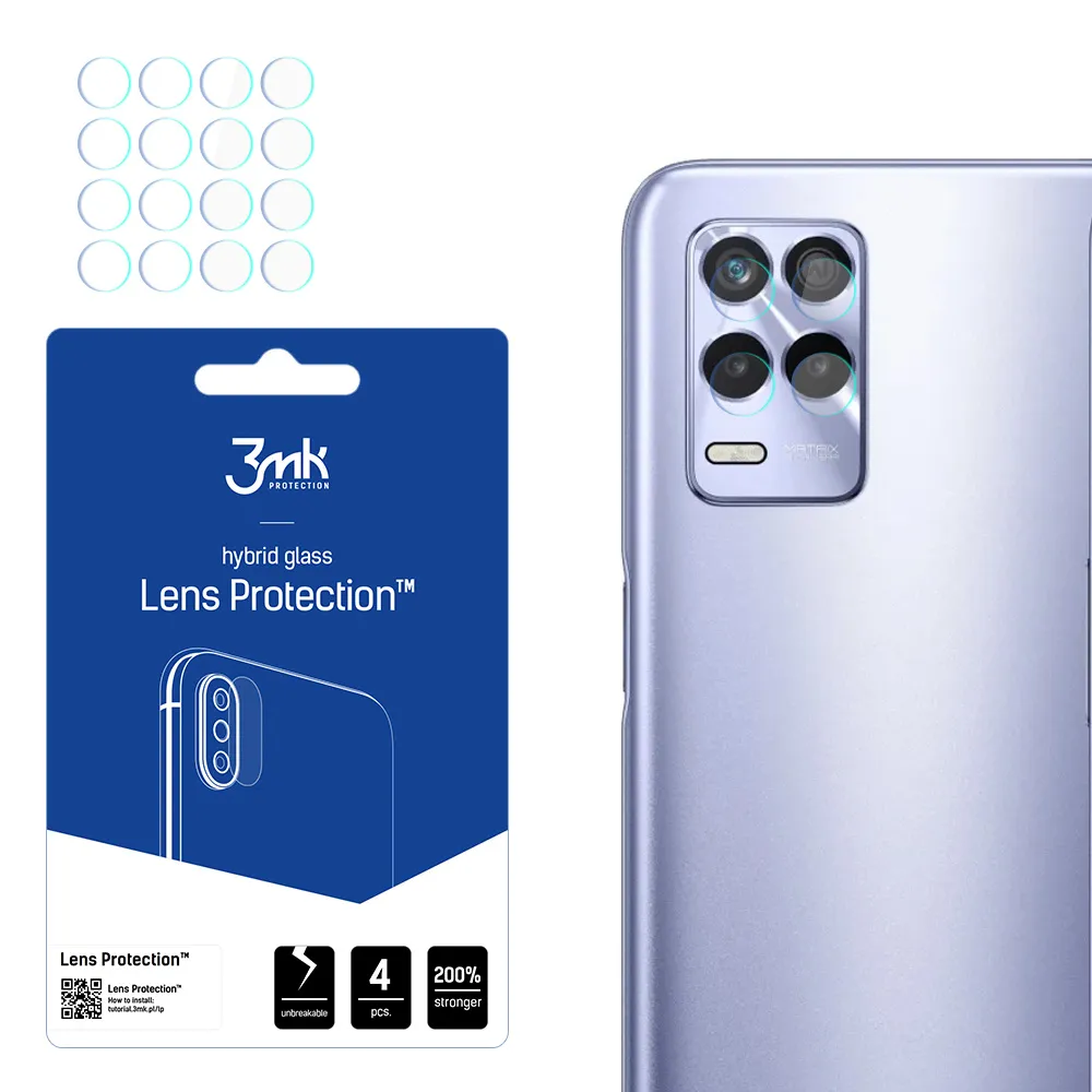 Stiklas fotoaparato objektyvui Realme 8s 5G - 3mk objektyvo apsauga
