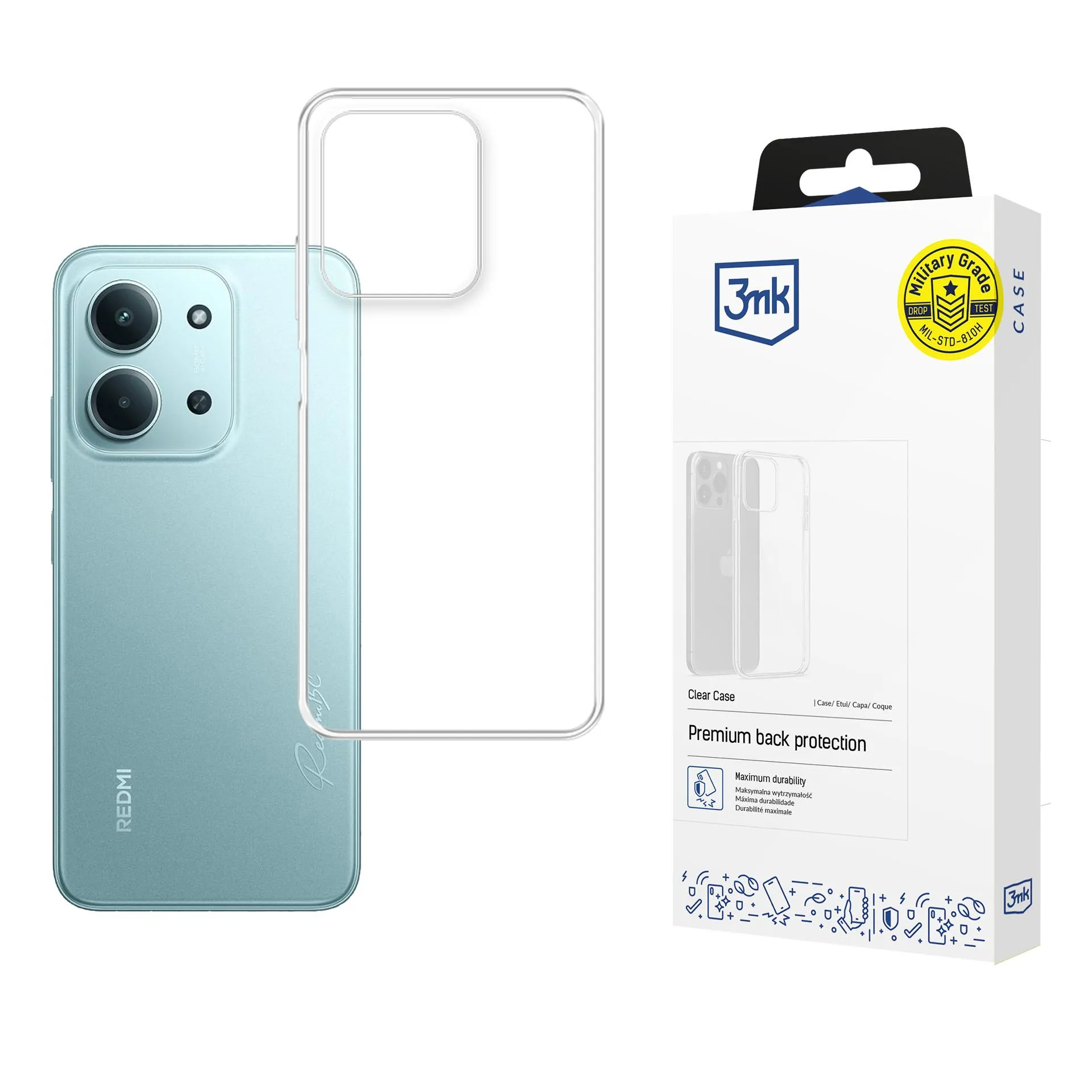 Dėklas Redmi 15C 4G - 3mk Clear Case