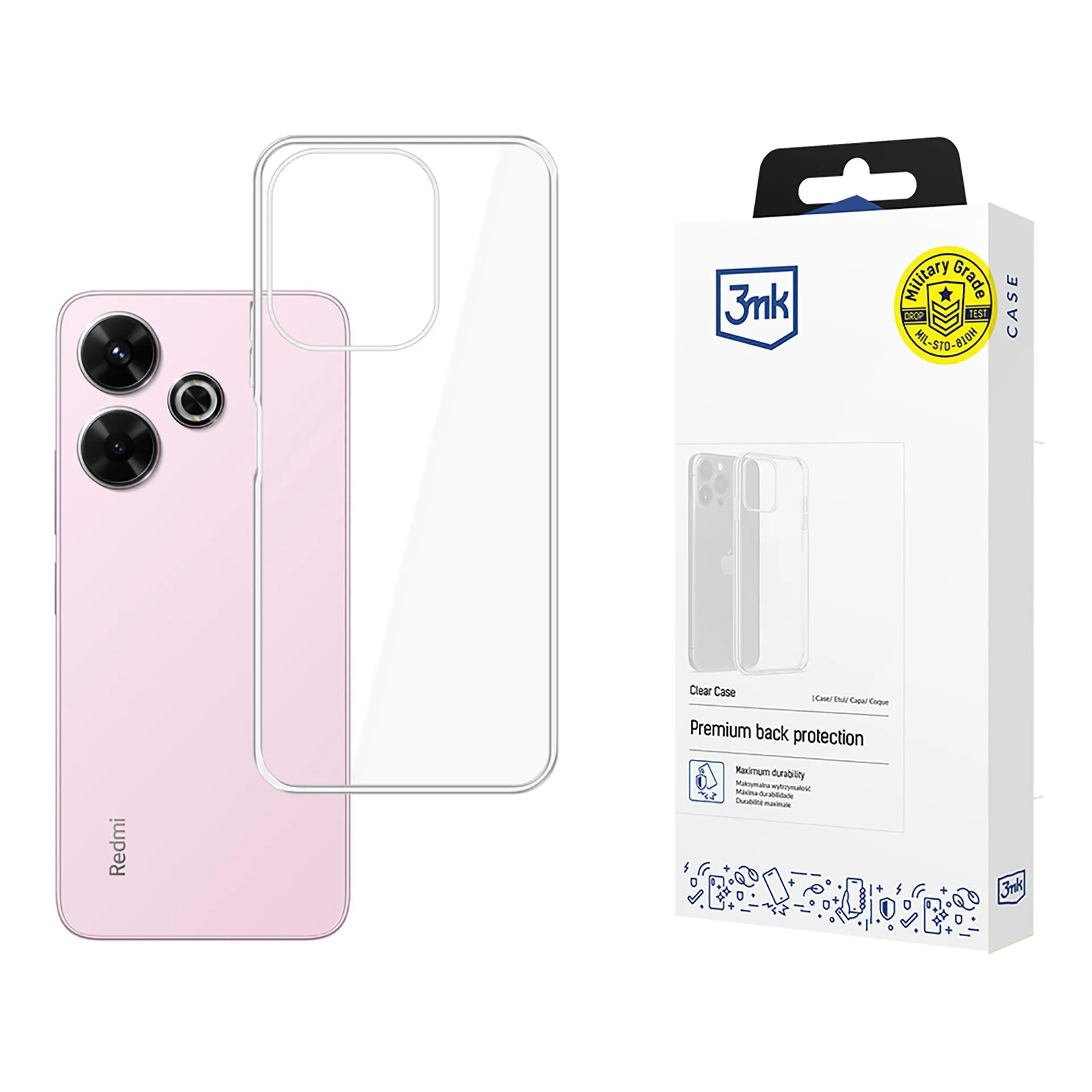 Deklas Redmi note 13R 5G/Redmi 13 4G - 3mk Clear Case
