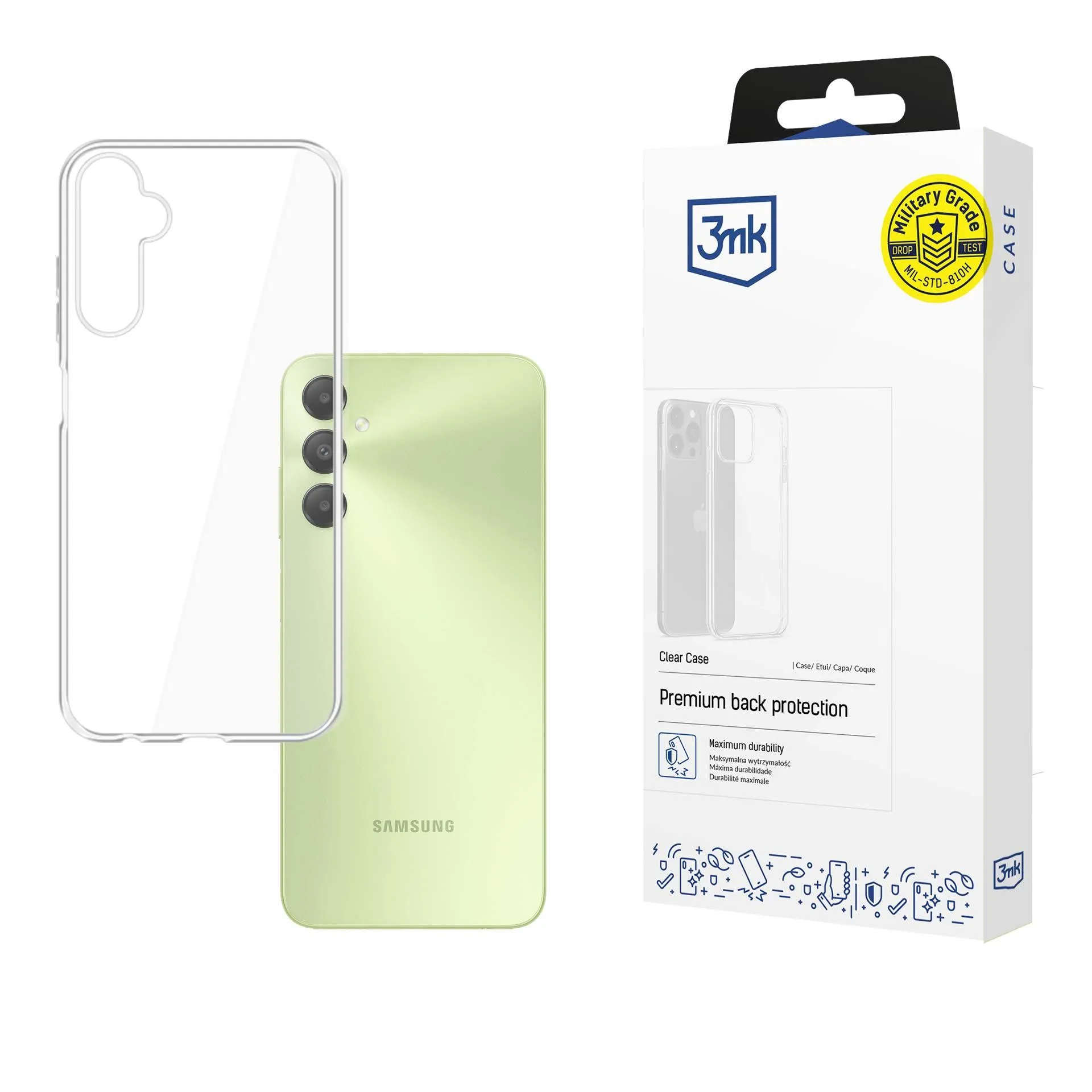 Deklas Samsung Galaxy A05s - 3mk Clear Case
