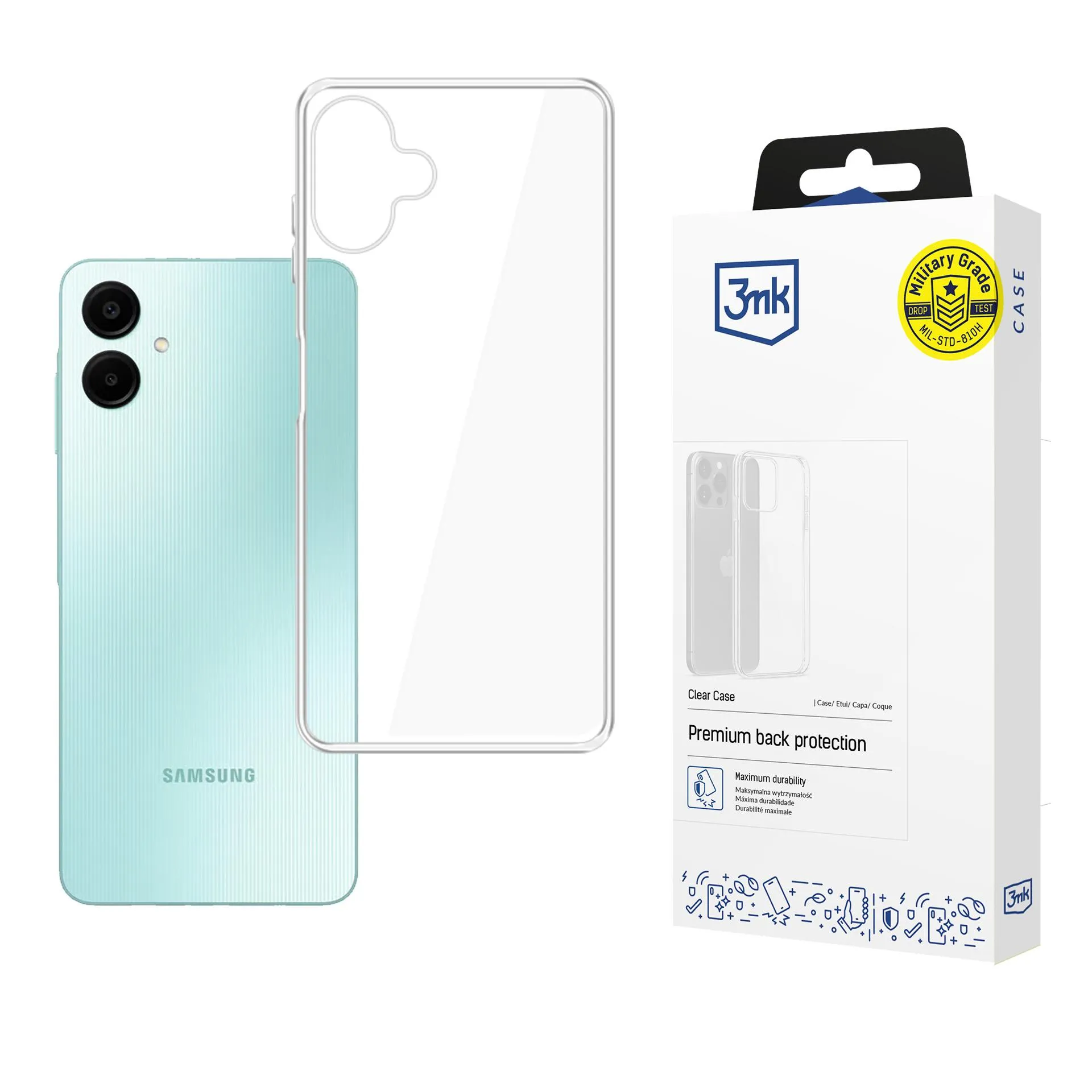 Deklas Samsung Galaxy A06 - 3mk Clear Case