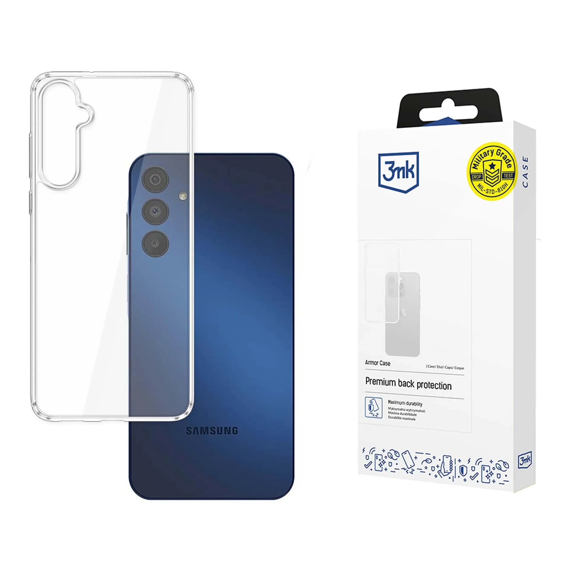 [Pancerne dėklas Samsung Galaxy A16 4G / 5G - 3mk Armor Case]