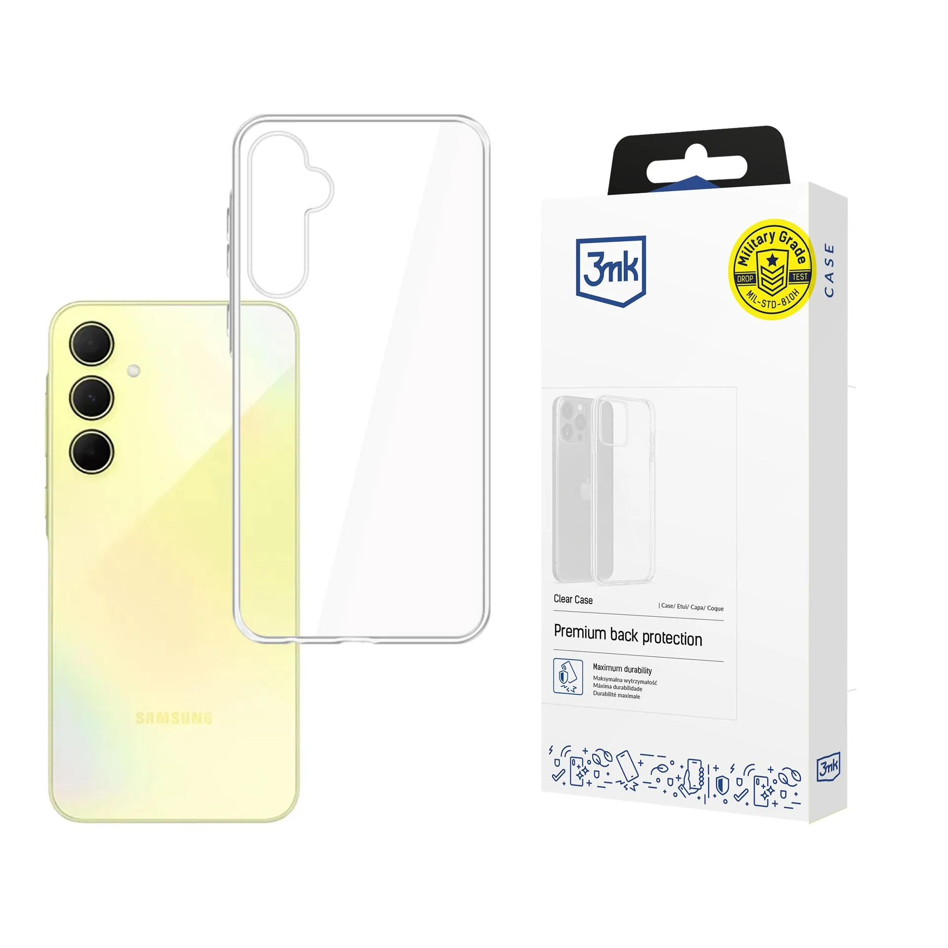 Dėklas Samsung Galaxy A35 5G - 3mk Clear Case