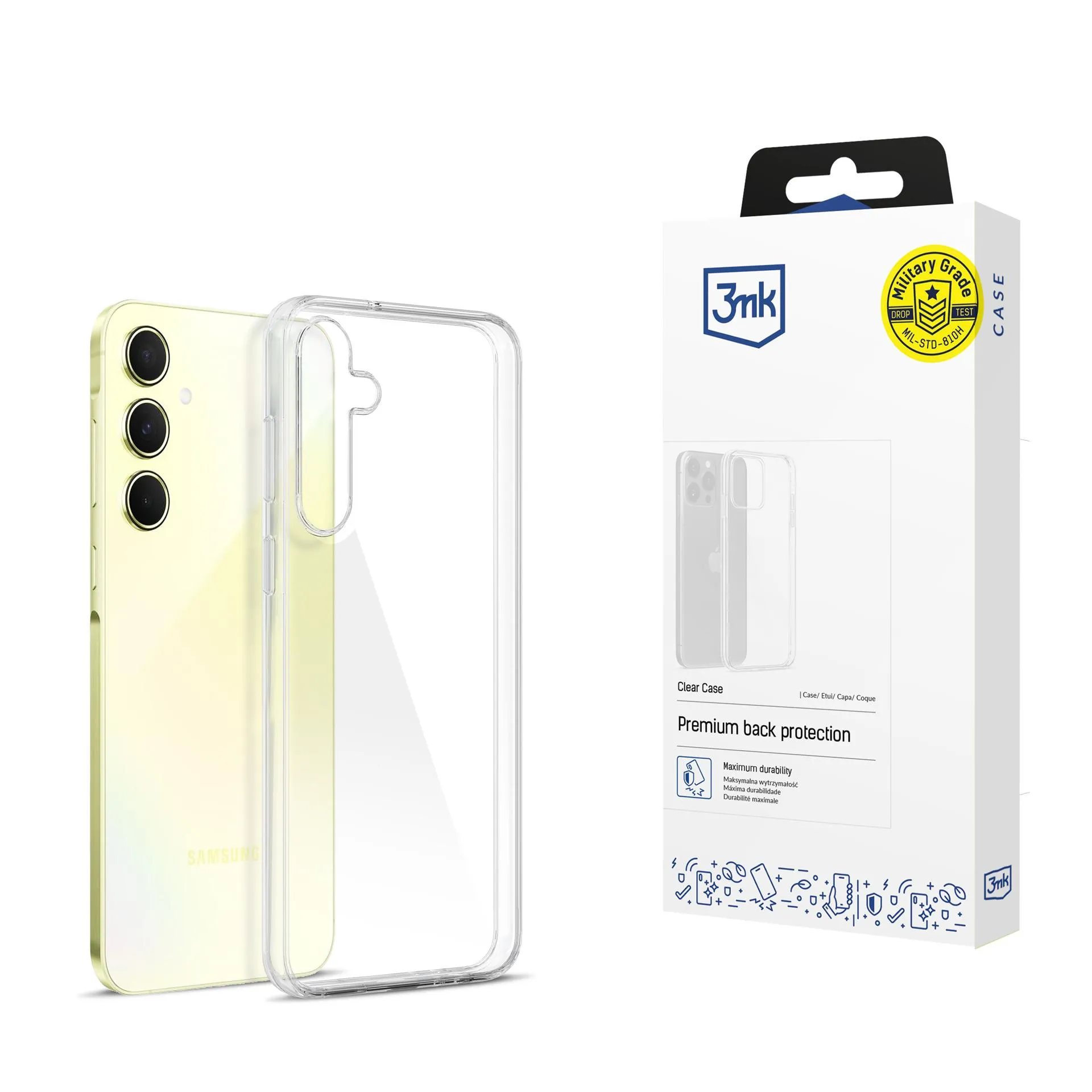 Deklas Samsung Galaxy A55 5G - 3mk Clear Case
