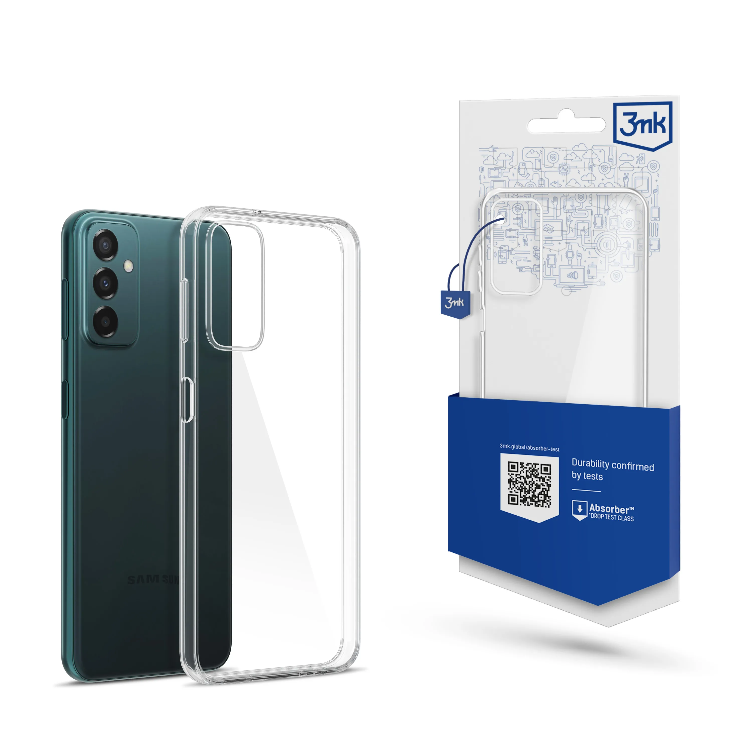 Dėklas Samsung Galaxy M23 5G - 3mk Clear Case