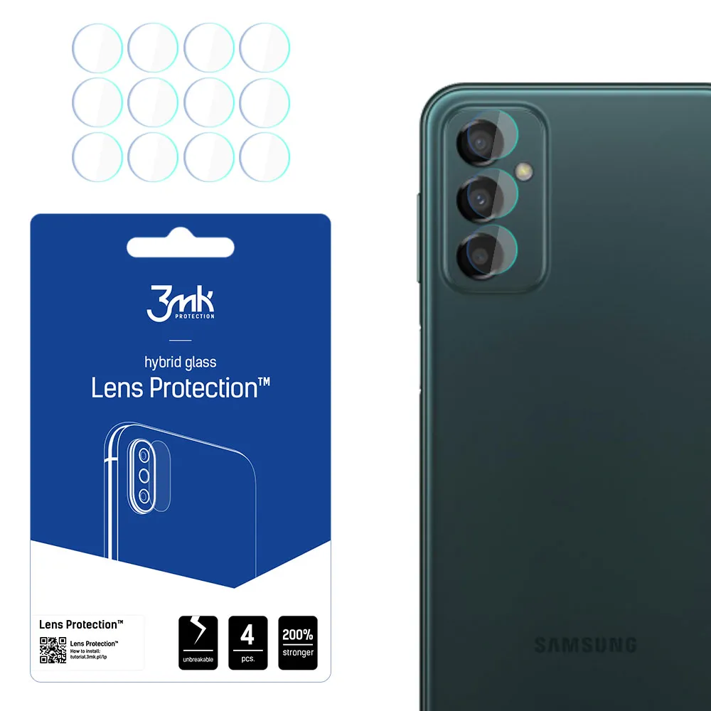 Stiklas fotoaparato objektyvui Samsung Galaxy M23 5G - 3mk objektyvo apsauga