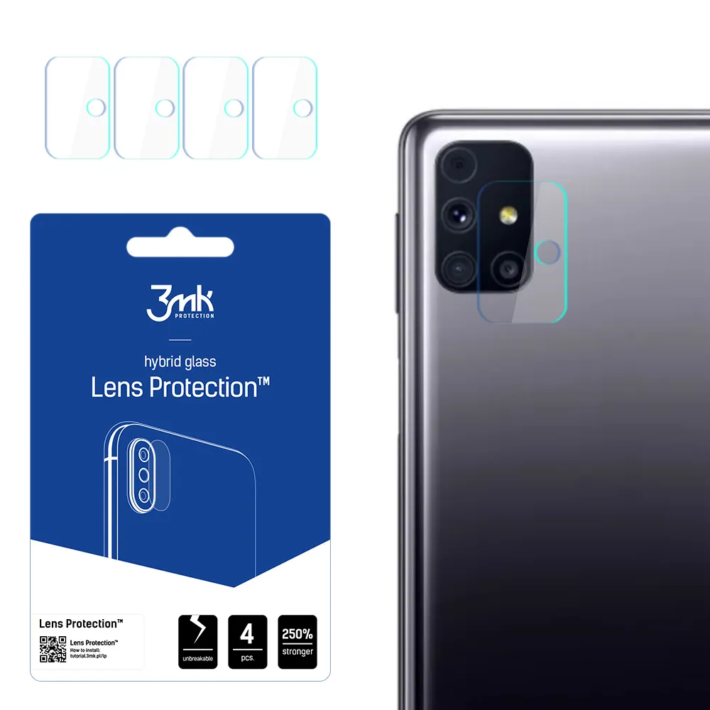 Stiklas fotoaparato objektyvui Samsung Galaxy M31s - 3mk objektyvo apsauga
