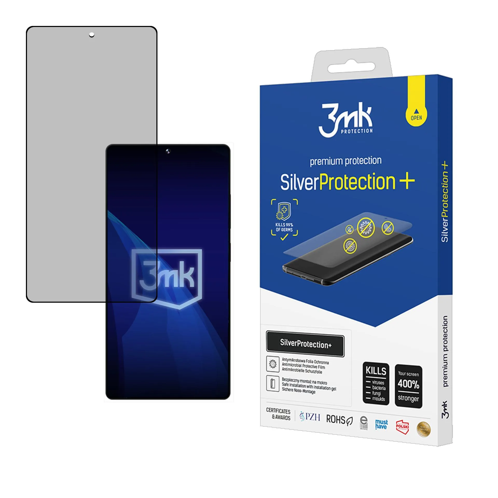 Antismūginė apsauginė plėvelė Samsung Galaxy S25 Ultra - 3mk SilverProtection+