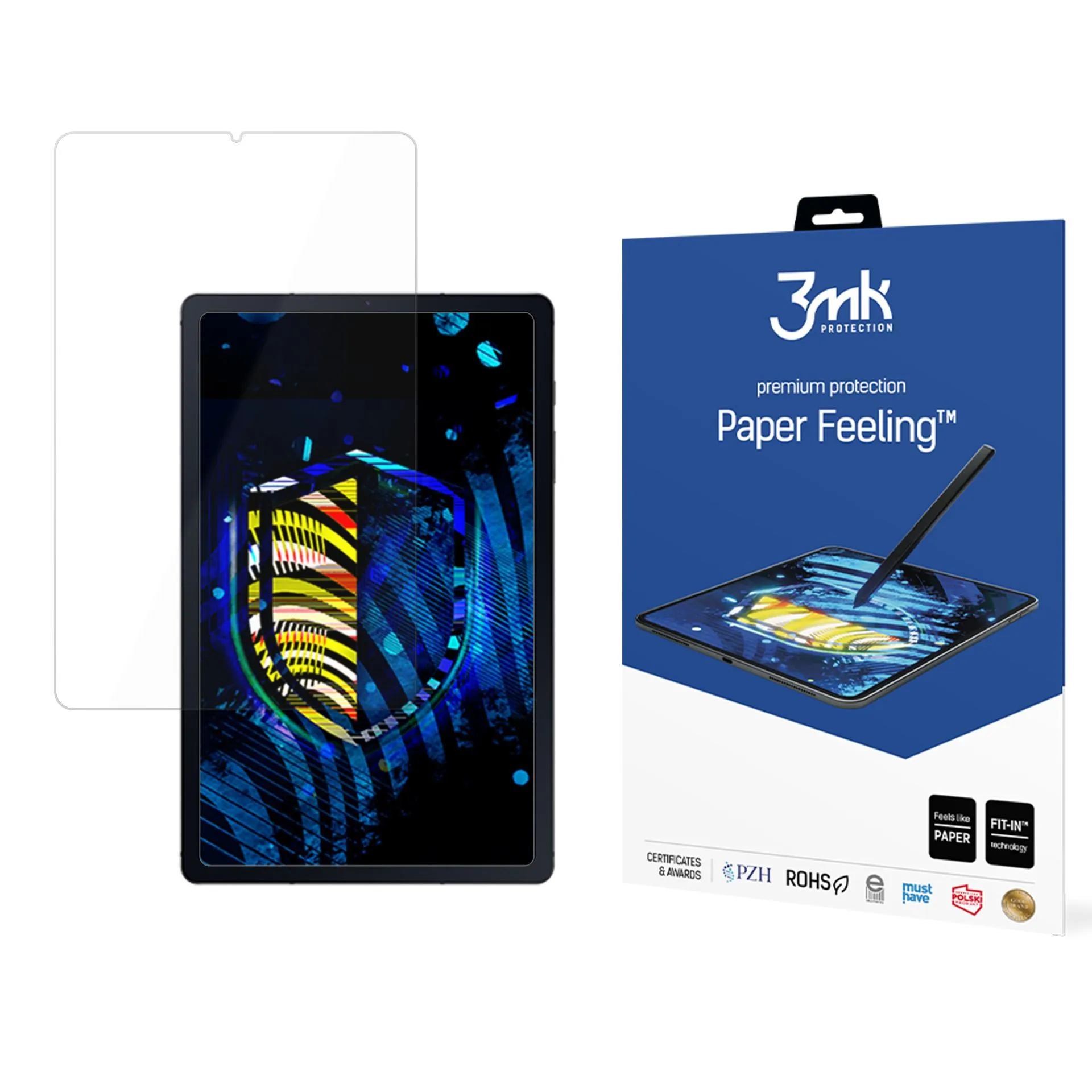 Apsaugine plevele Samsung Galaxy Tab S6 Lite 2020/2022 - 3mk Paper Feeling (2 vnt.)