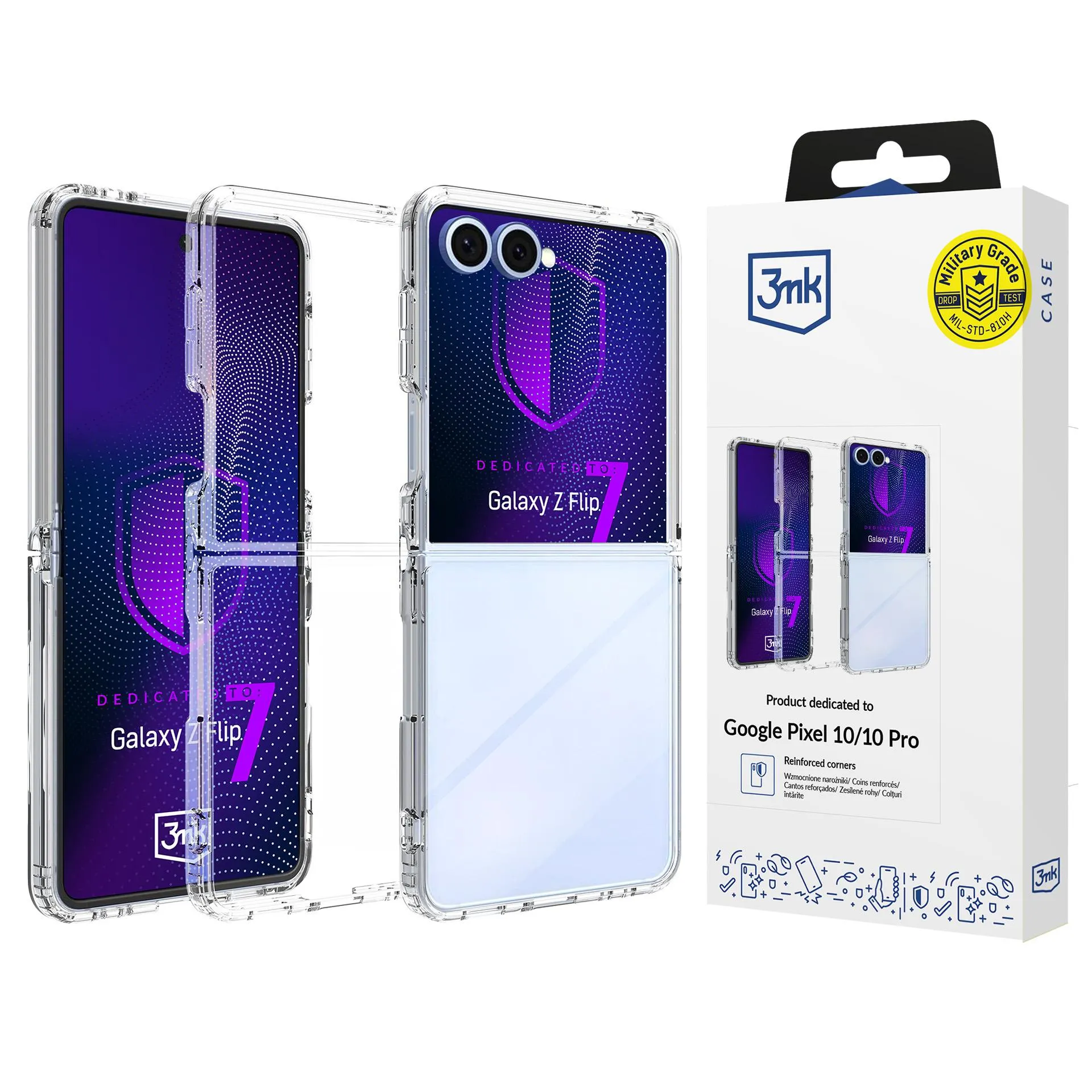 [Pancerne dėklas Samsung Galaxy Z Flip 7 - 3mk Armor Case]
