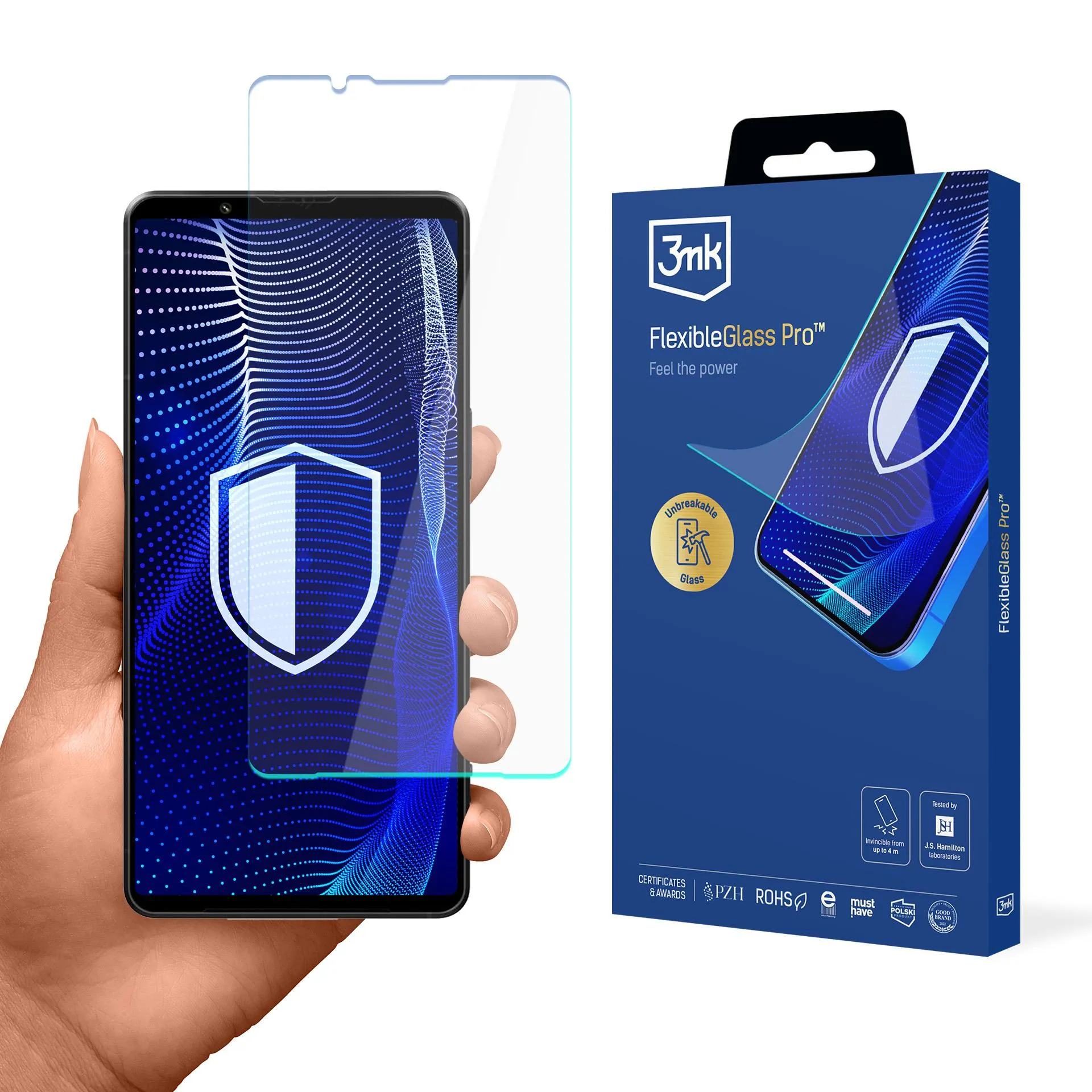 Nesudaužomas stiklas Sony Xperia 1 VII - 3mk FlexibleGlass Pro