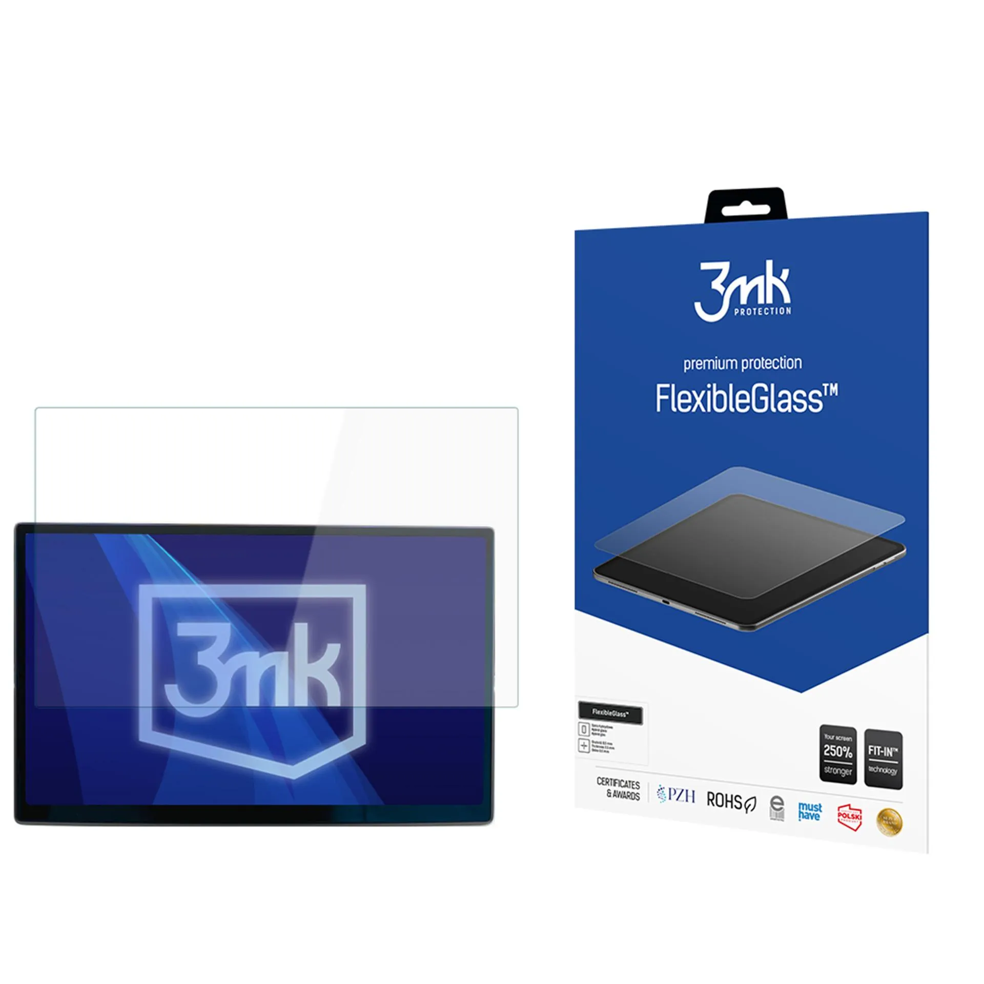 Nesudaužomas hibridinis stiklas Tesla Model S - 3mk FlexibleGlass