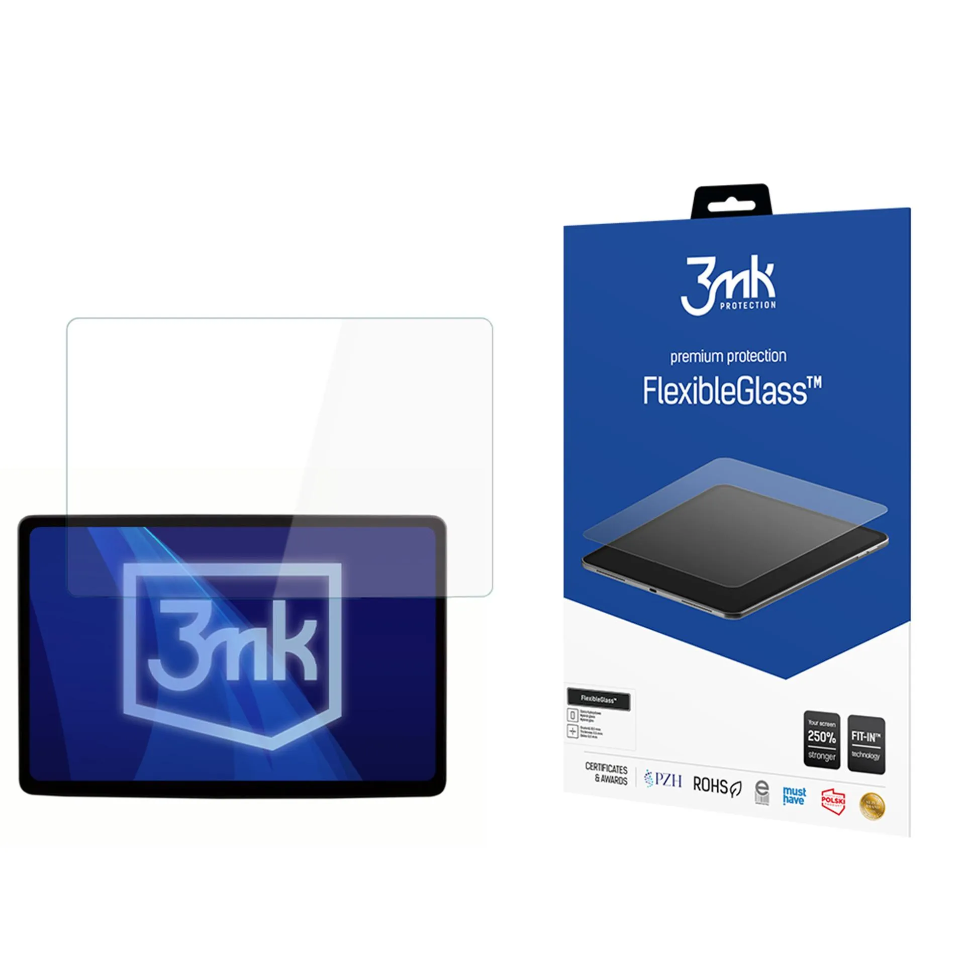 Hibridinis nedūžtantis stiklas Tesla Model Y - 3mk FlexibleGlass