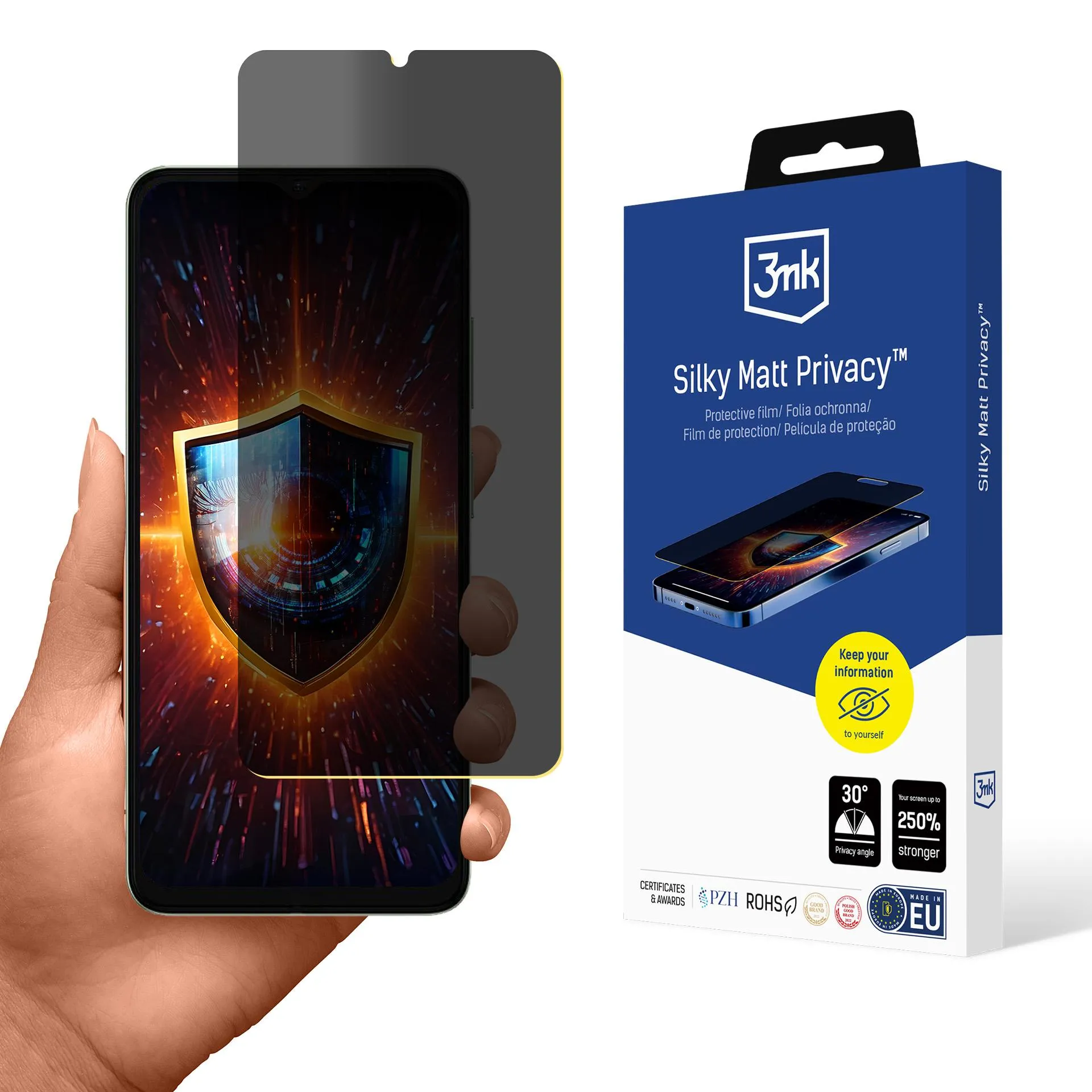 Folia privatizuojanti prie uleFone Note 19 - 3mk Silky Matt Privacy