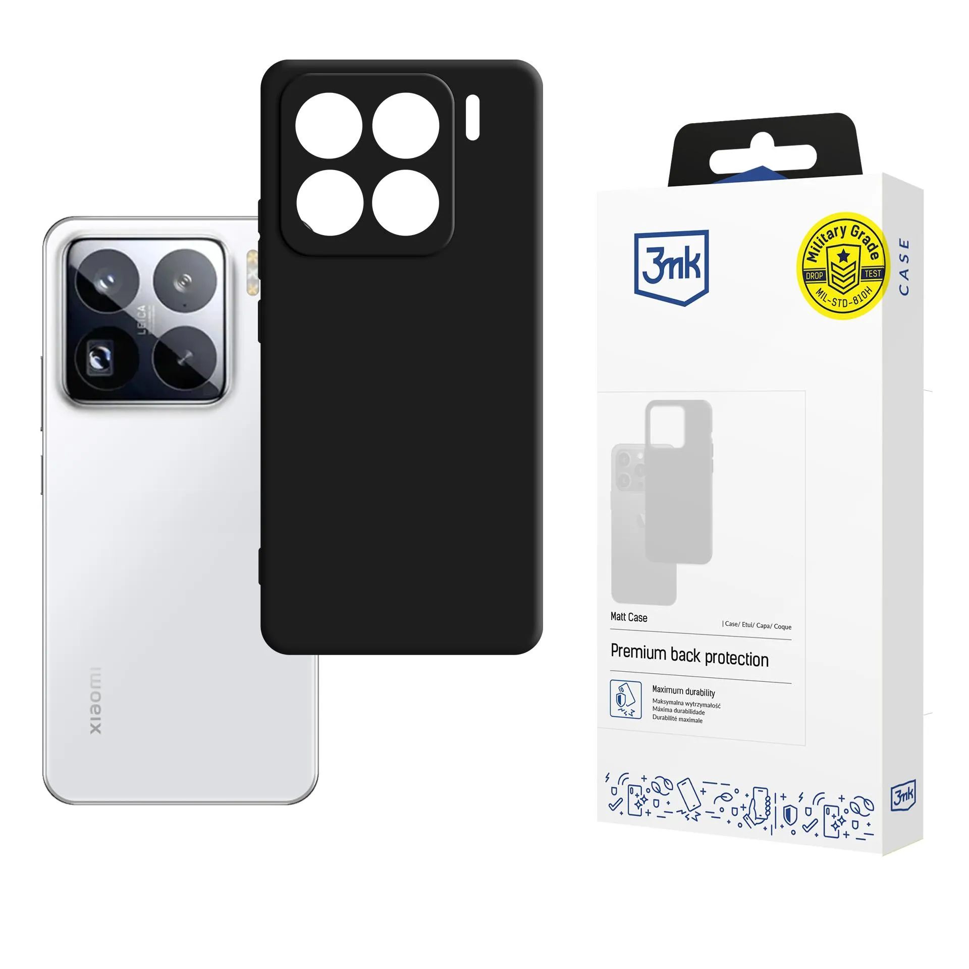 Deklas Xiaomi 15 Pro - 3mk Matt Case Black