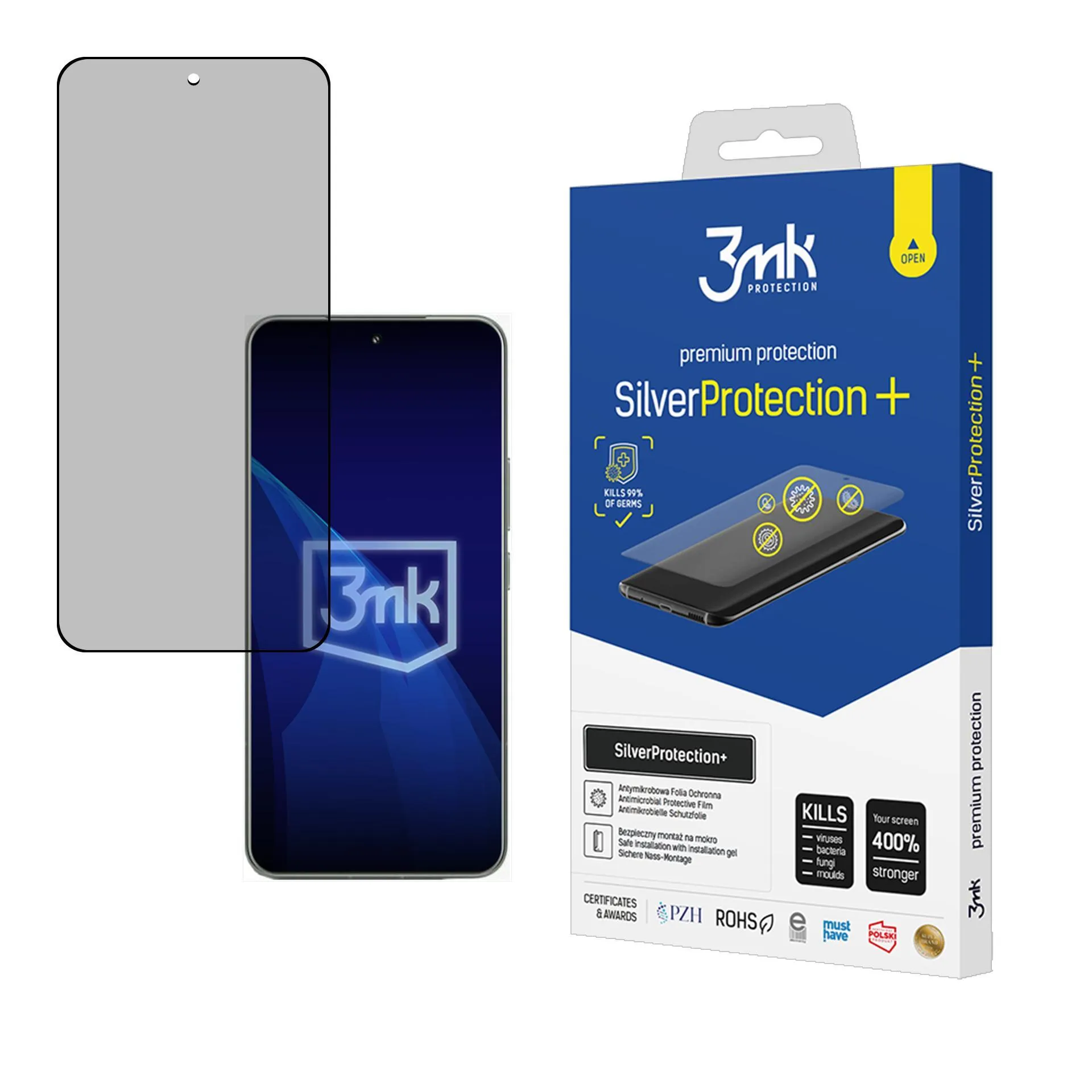 Antismūginė apsauginė plėvelė Xiaomi 15 Pro - 3mk SilverProtection+