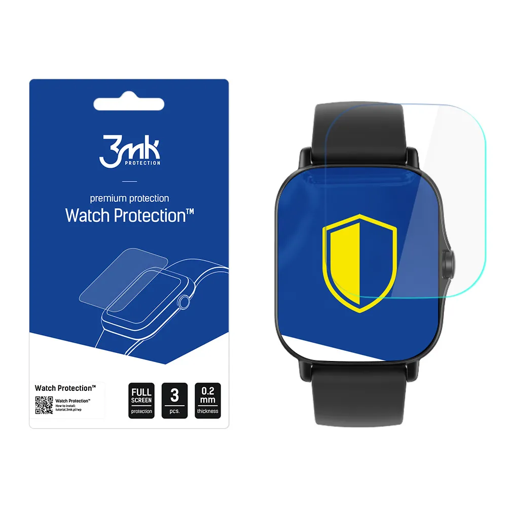 Apsauginė plėvelė išmaniajam laikrodžiui Xiaomi Amazfit GTS 2/2e - 3mk Watch Protection