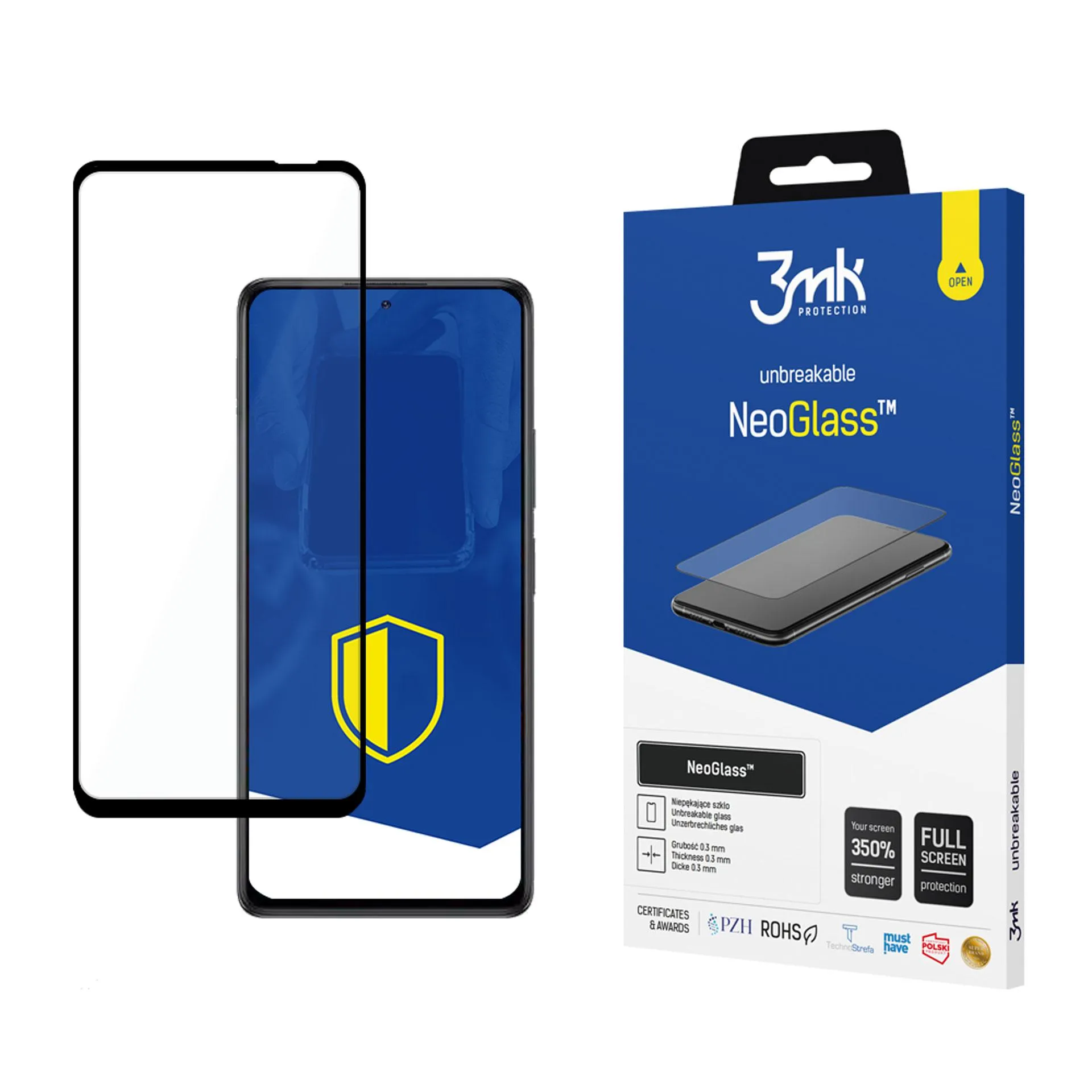 Atspariausias stiklas Xiaomi Redmi Note 10 Pro - 3mk NeoGlass
