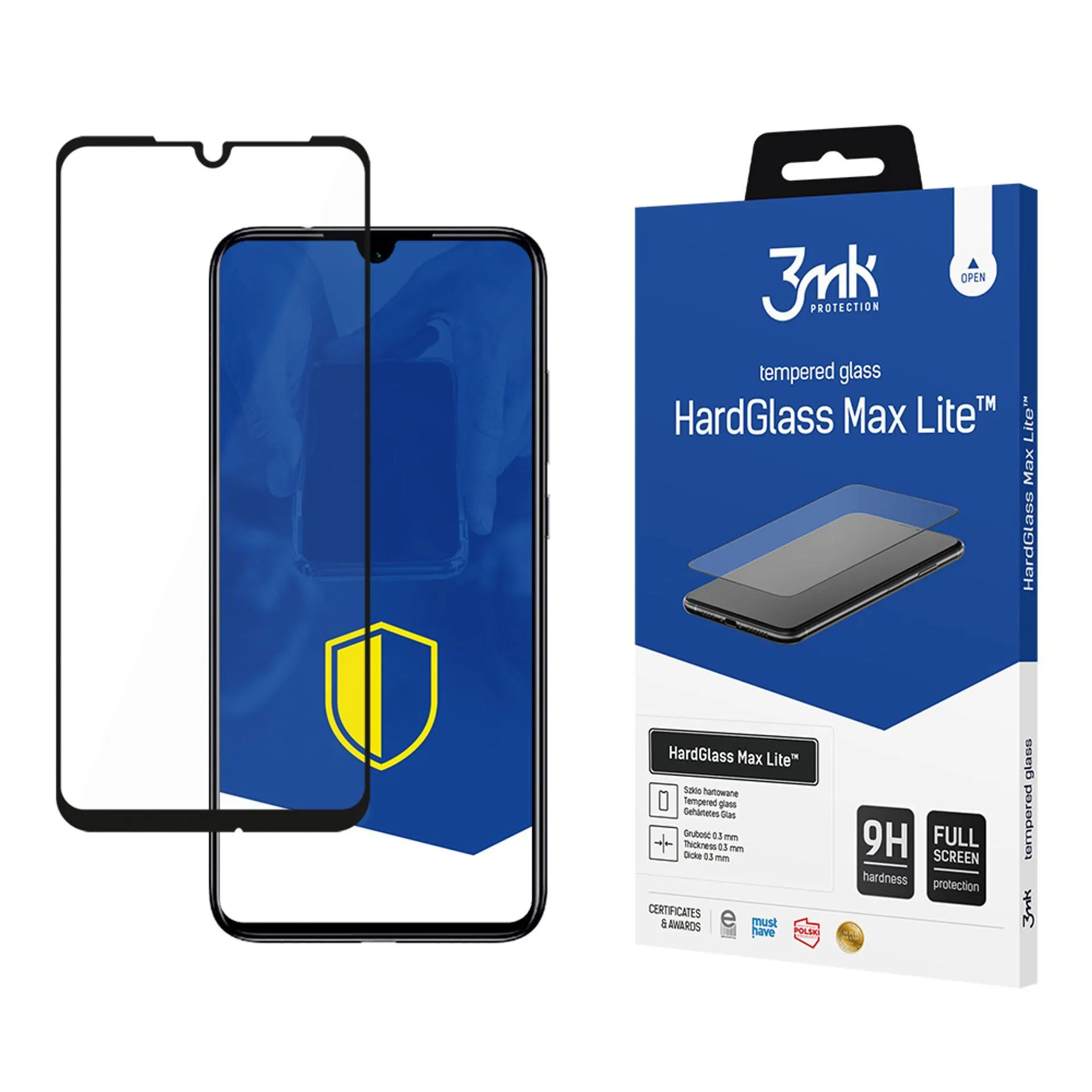 Grūdintas stiklas Xiaomi Redmi Note 7 - 3mk HardGlass Max Lite