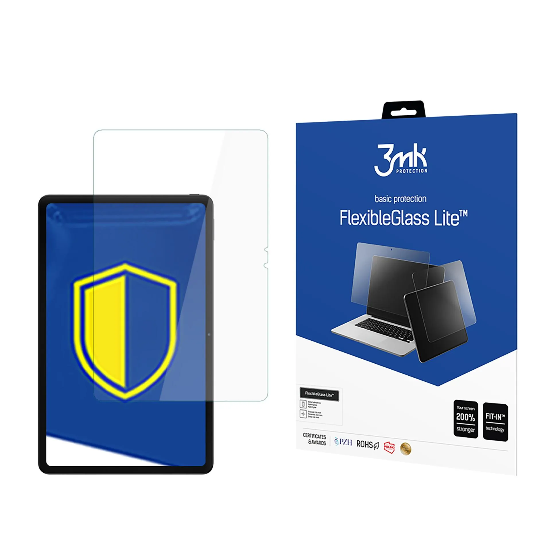 Nesuskylantis hibridinis stiklas Xiaomi Redmi Pad Pro - 3mk FlexibleGlass Lite