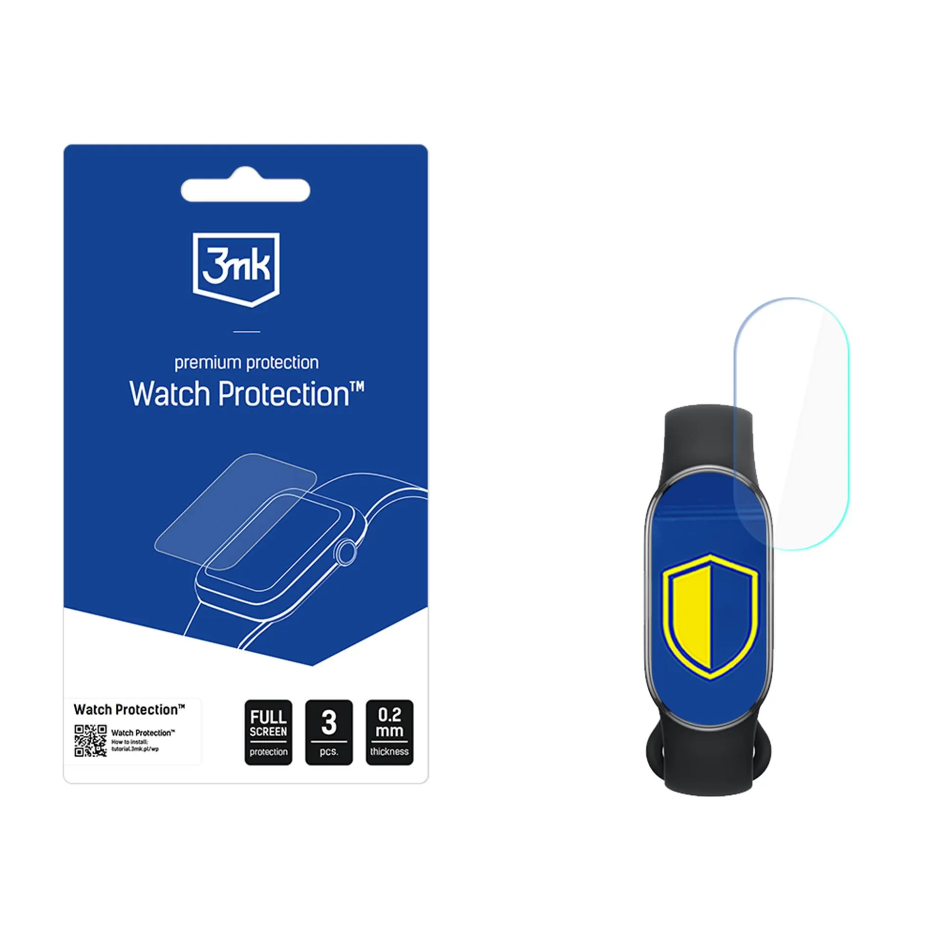 Apsauginė plėvelė išmaniajam laikrodžiui Xiaomi Smart Band 10 - 3mk Watch Protection